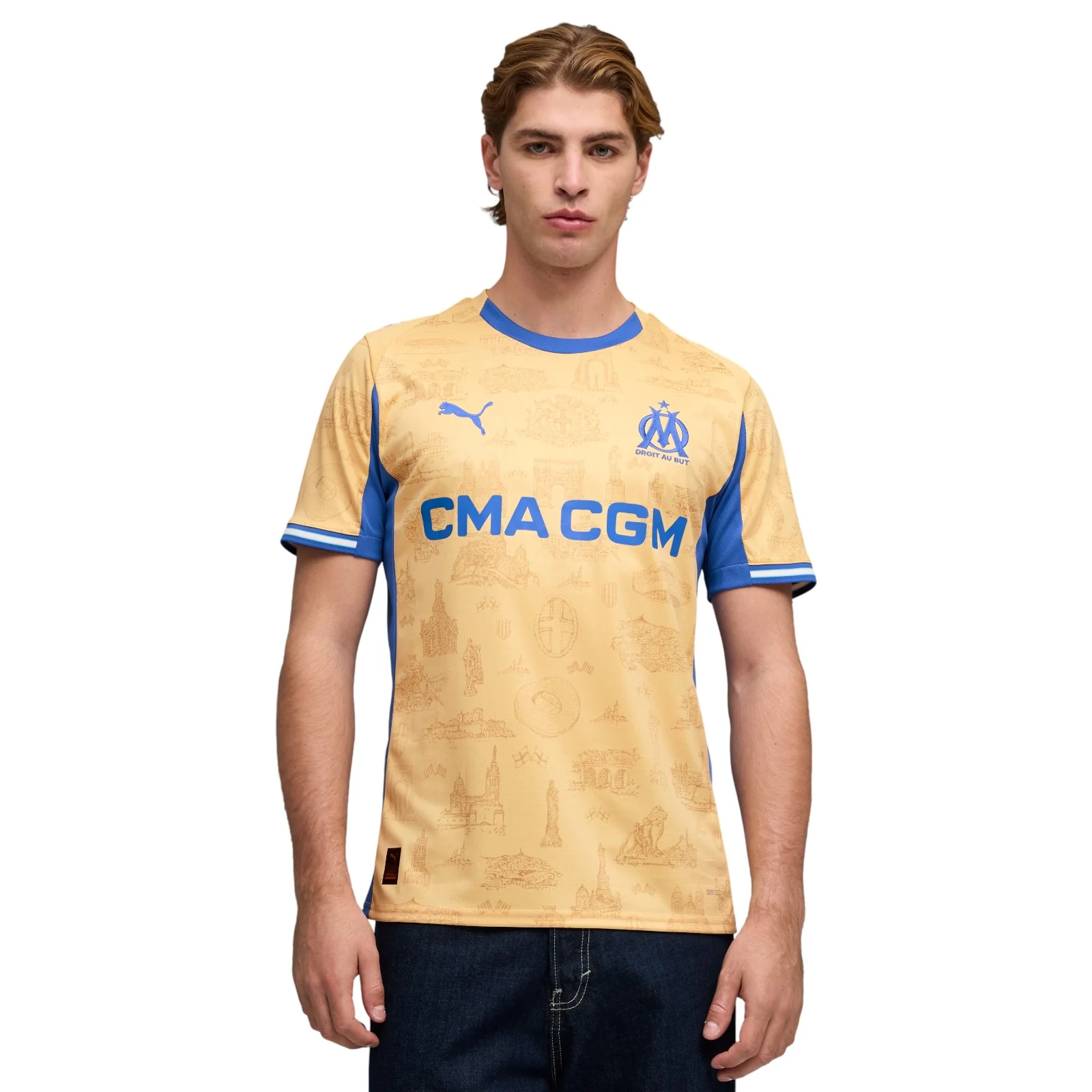 PUMA Olympique de Marseille Special Edition Adults Football Jersey - Image 3