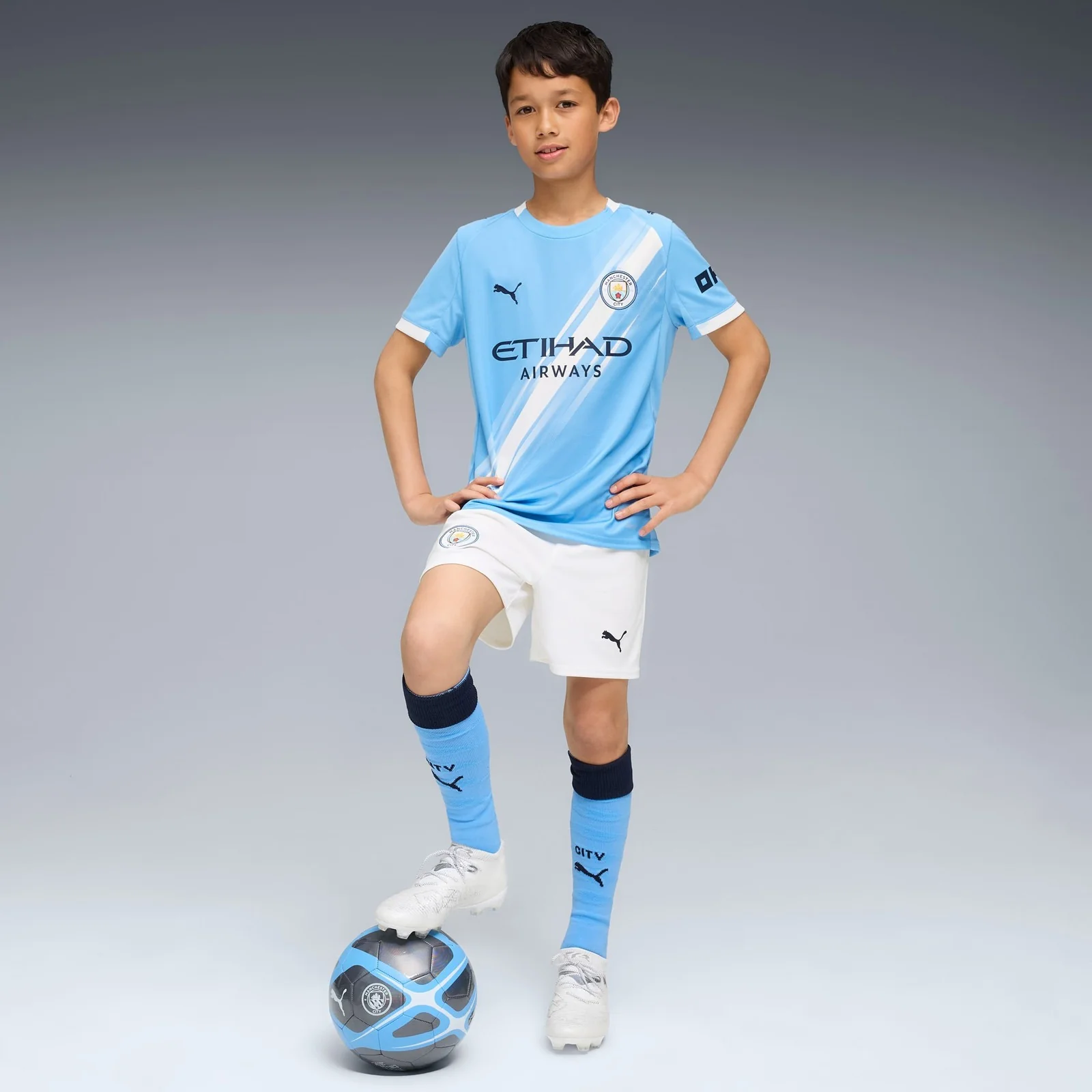 Puma Manchester City Football 2025/26 Kids Home Short - Image 6
