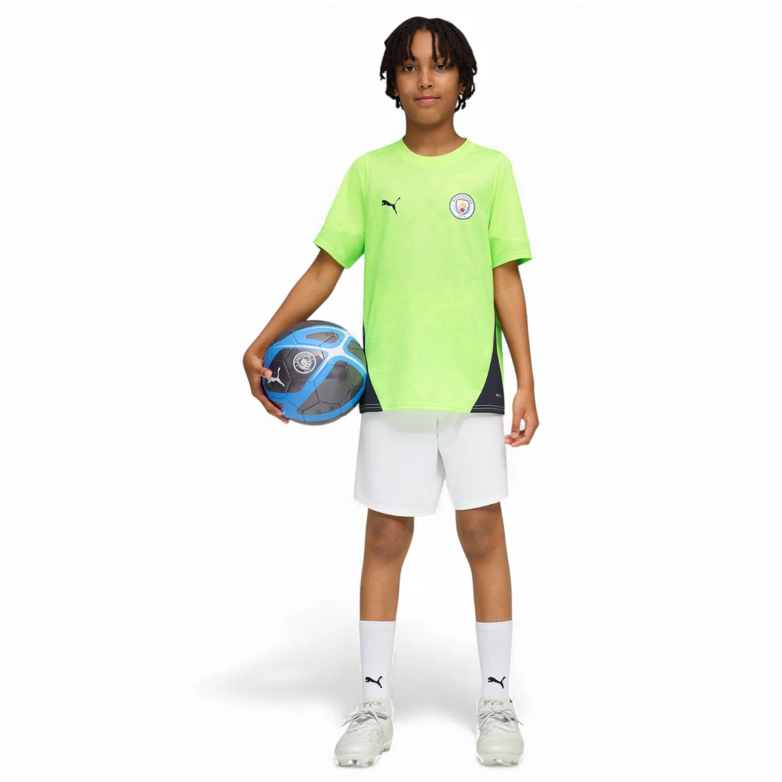 Puma Manchester City FC 2025/26 Kids Training Football Jersey - Image 4