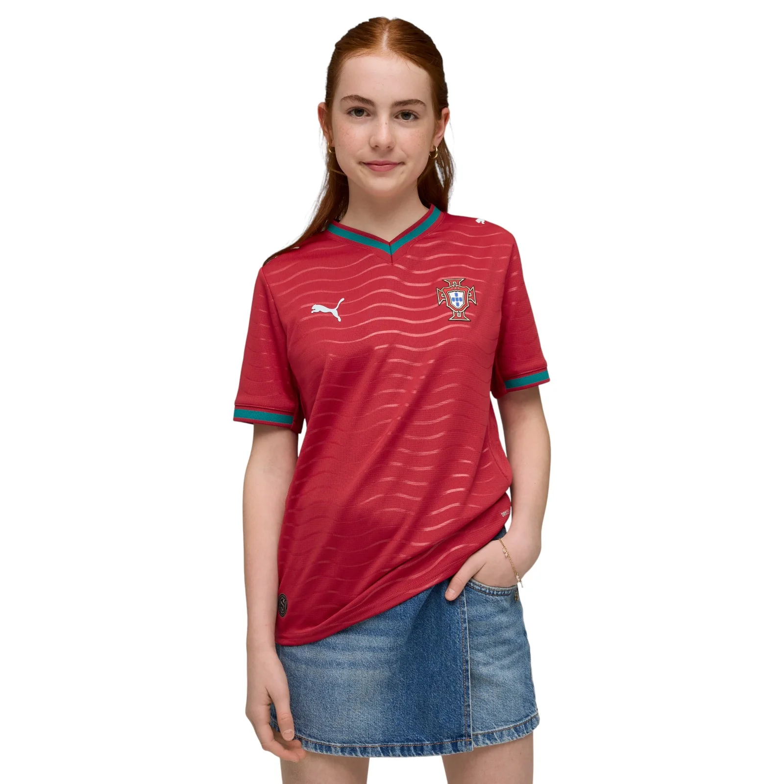 PUMA Portugal World Cup 2026 Kids Home Football Jersey - Image 3