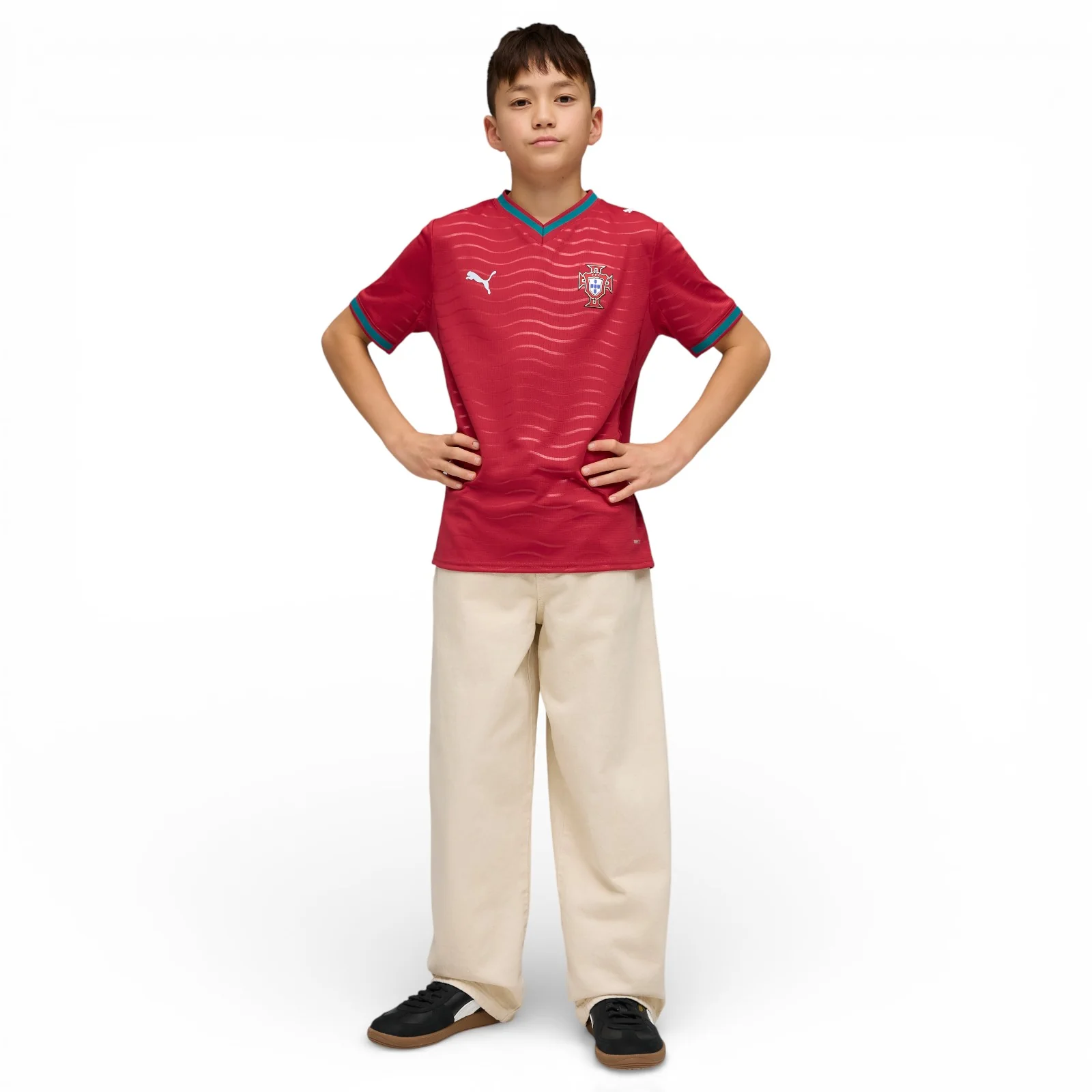 PUMA Portugal World Cup 2026 Kids Home Football Jersey - Image 6