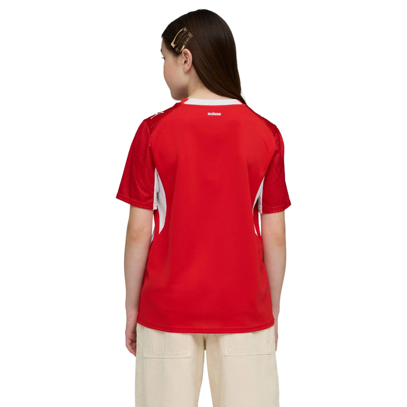 PUMA Switzerland World Cup 2026 Kids Football Home Jersey - Image 4