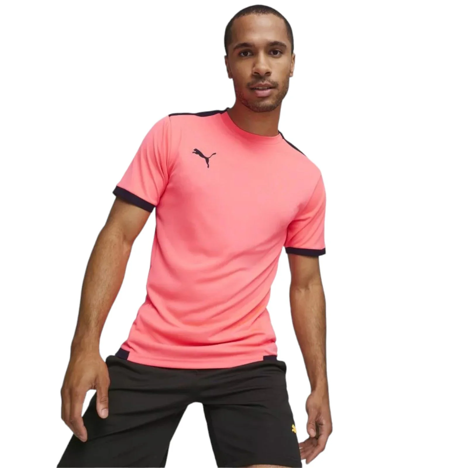 Puma teamLIGA Mens Short Sleeved Football Jersey - Image 4