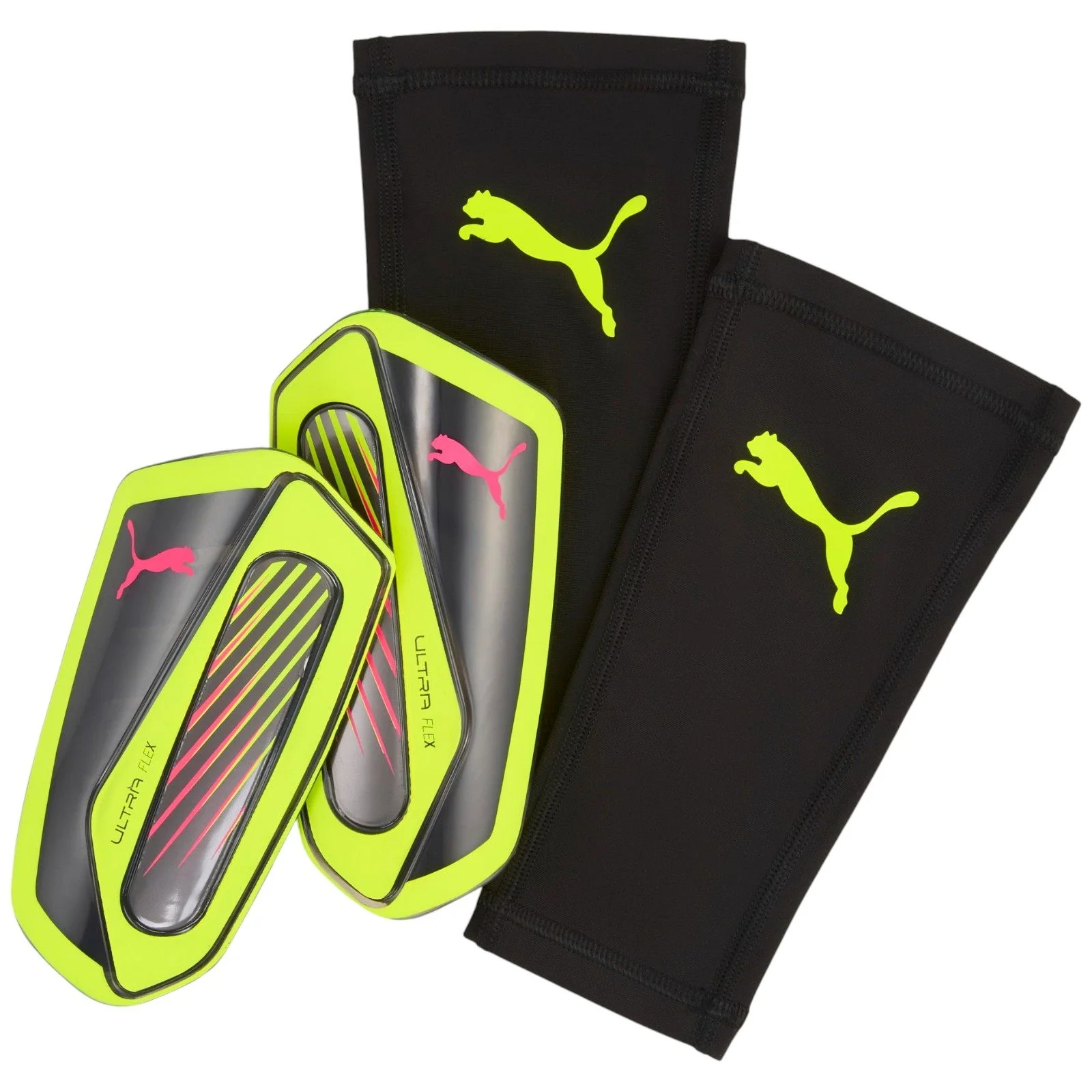 Puma Ultra Flex Sleeve Football Training Shin Guards