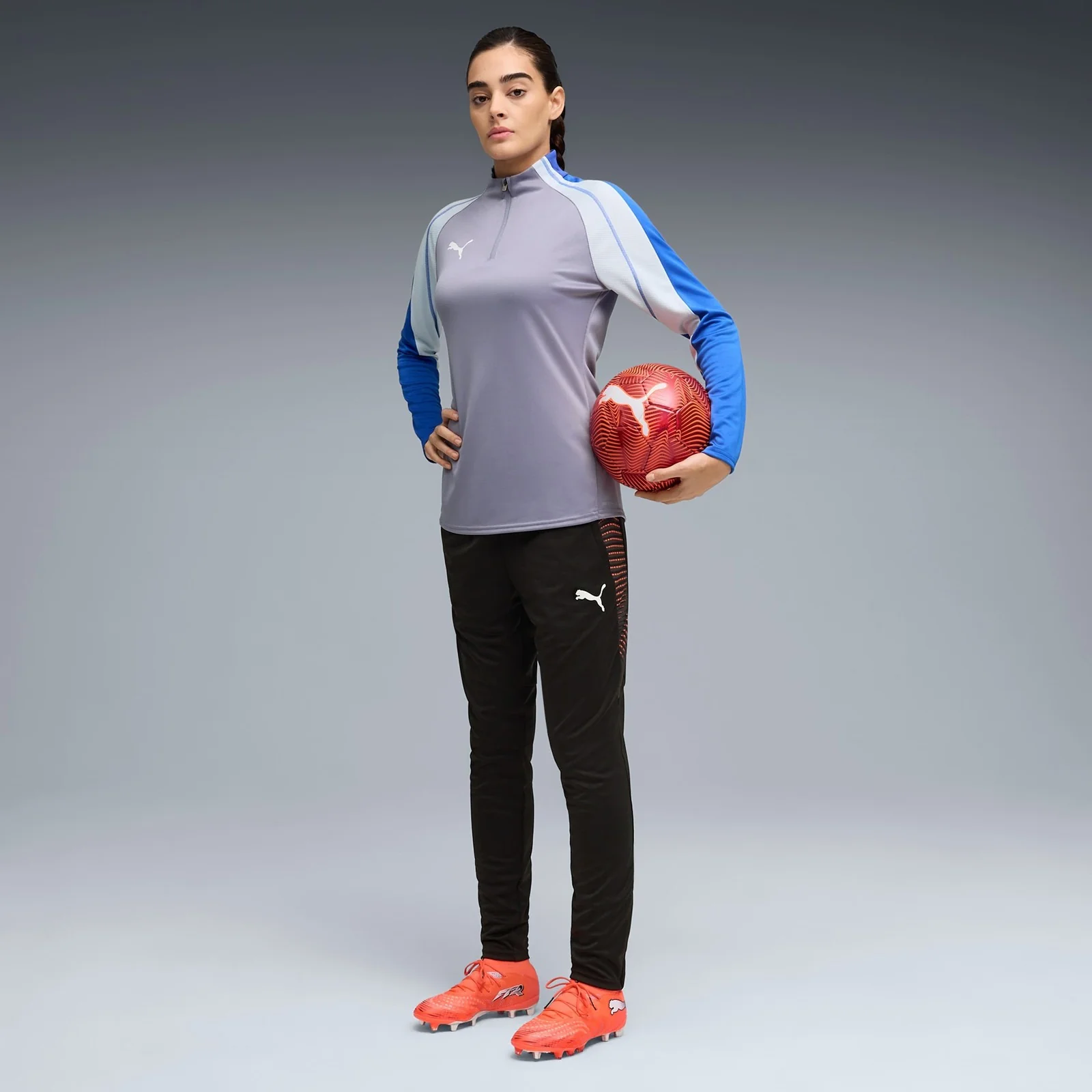 Puma IndividualBLAZE Half- Zip Womens Football Top - Image 5