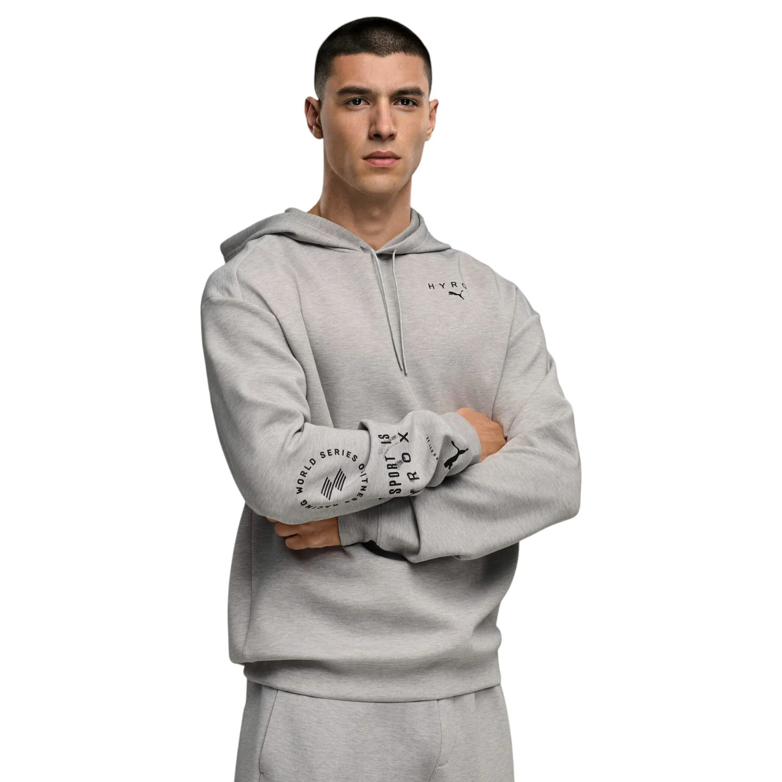 Puma x Hyrox Cloudspun Mens Regular-Fit Overhead Hoodie