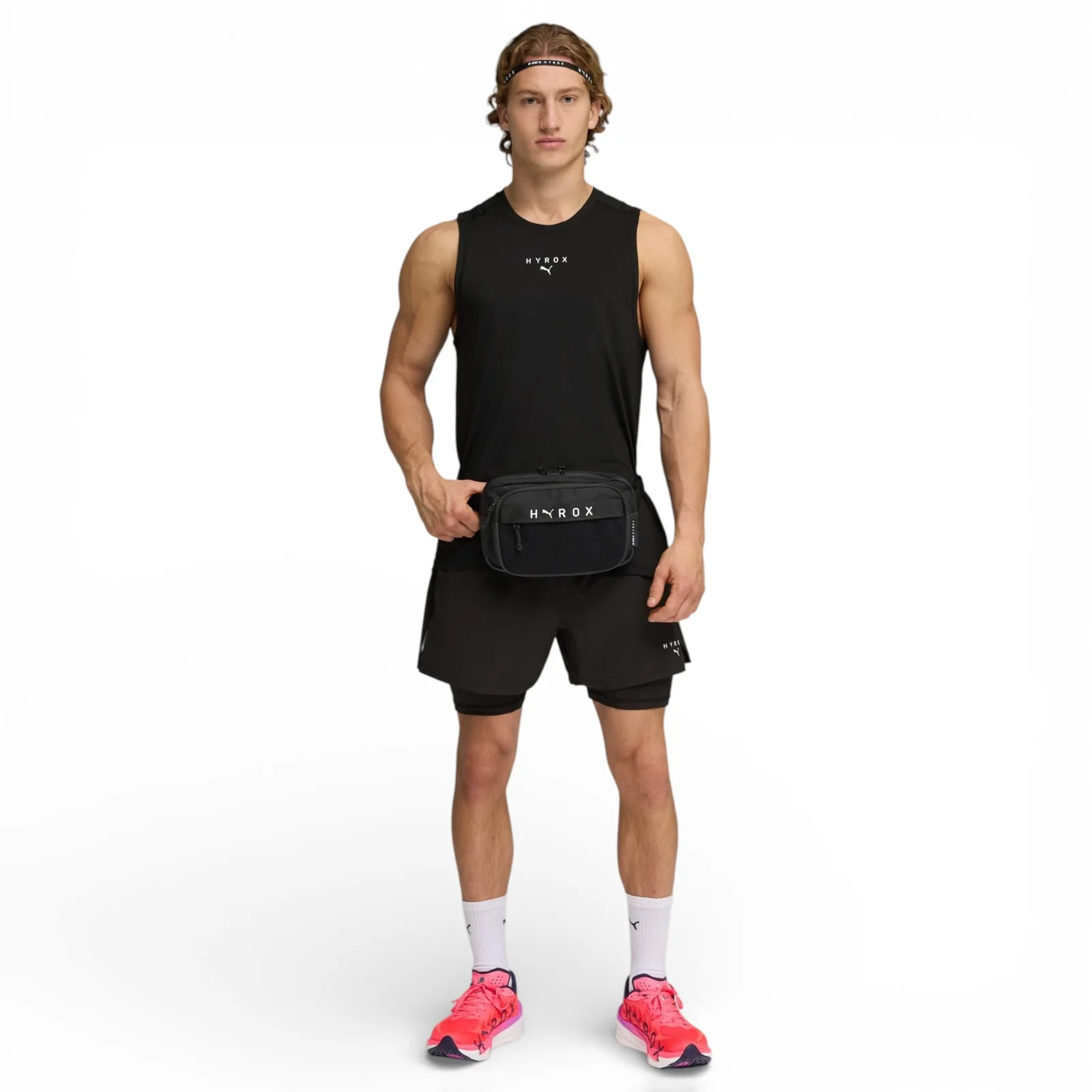 Puma X Hyrox DRYELITE Mens Regular-Fit Training Tank Top - Image 3
