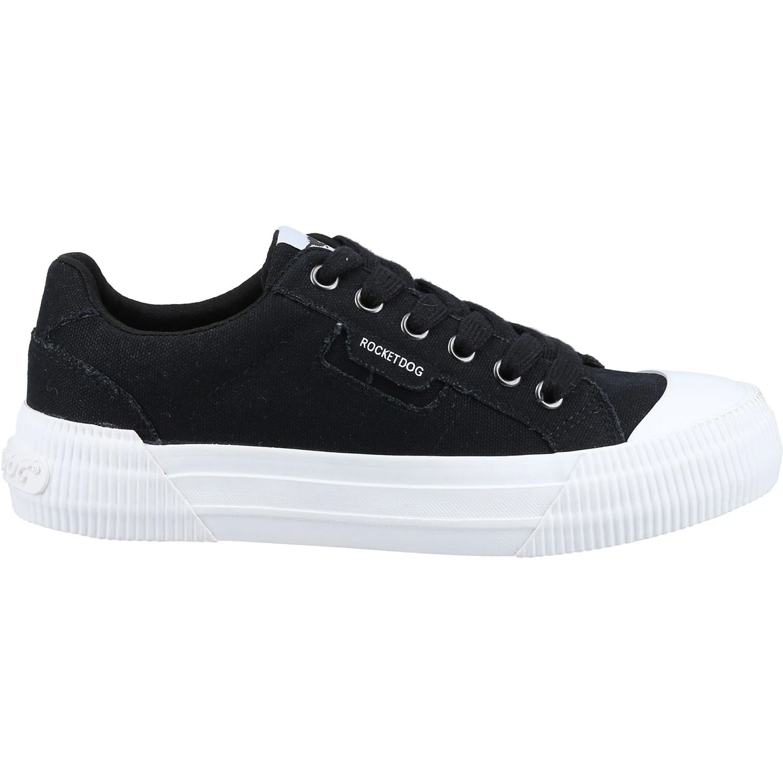 Rocket Dog Womens Cheery 12A Canvas Shoes Black