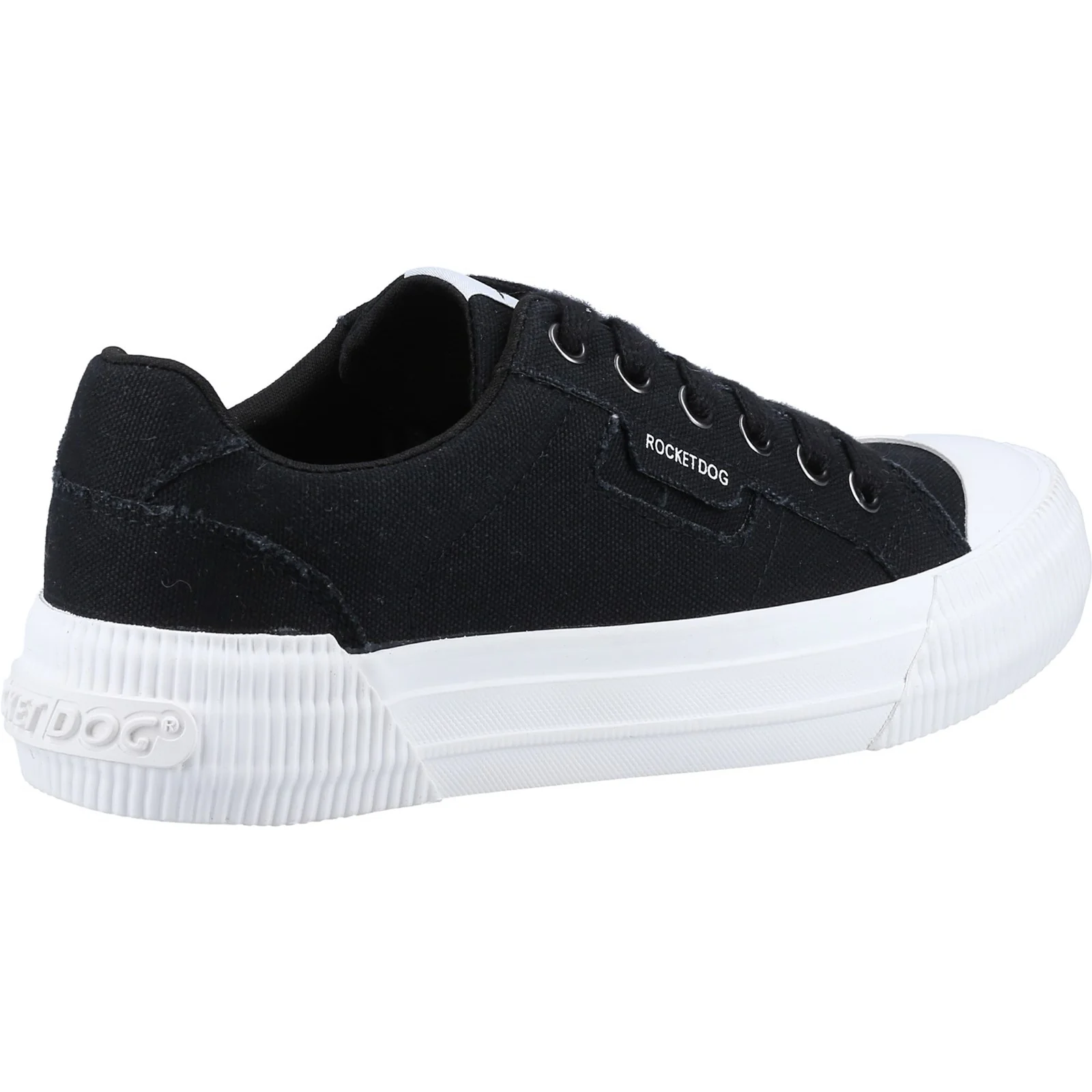 Rocket Dog Womens Cheery 12A Canvas Shoes Black - Image 3