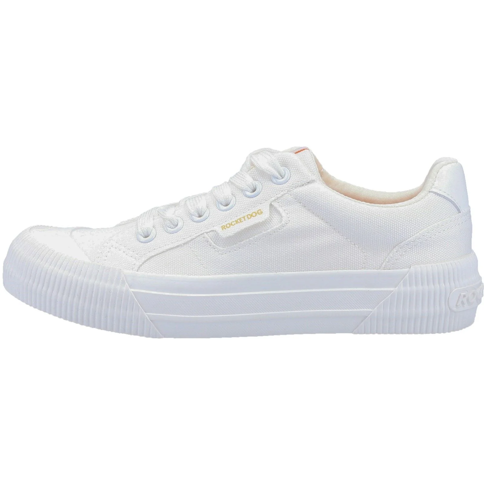 Rocket Dog Womens Cheery Lace Shoes White - Image 2