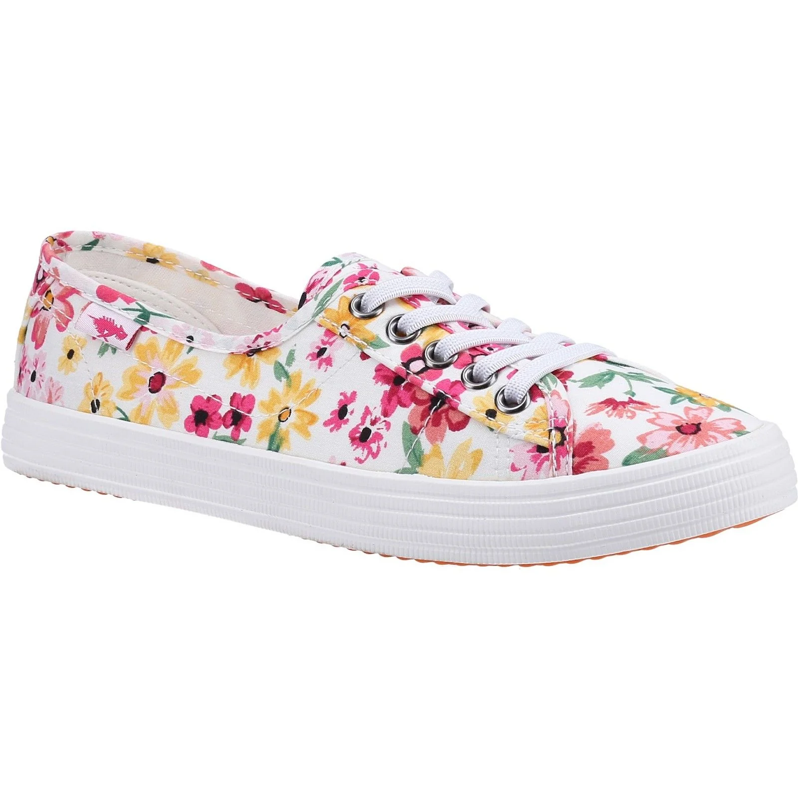 Rocket Dog Womens Chow Chow Margate Floral Casual Shoe White/Multi - Image 4