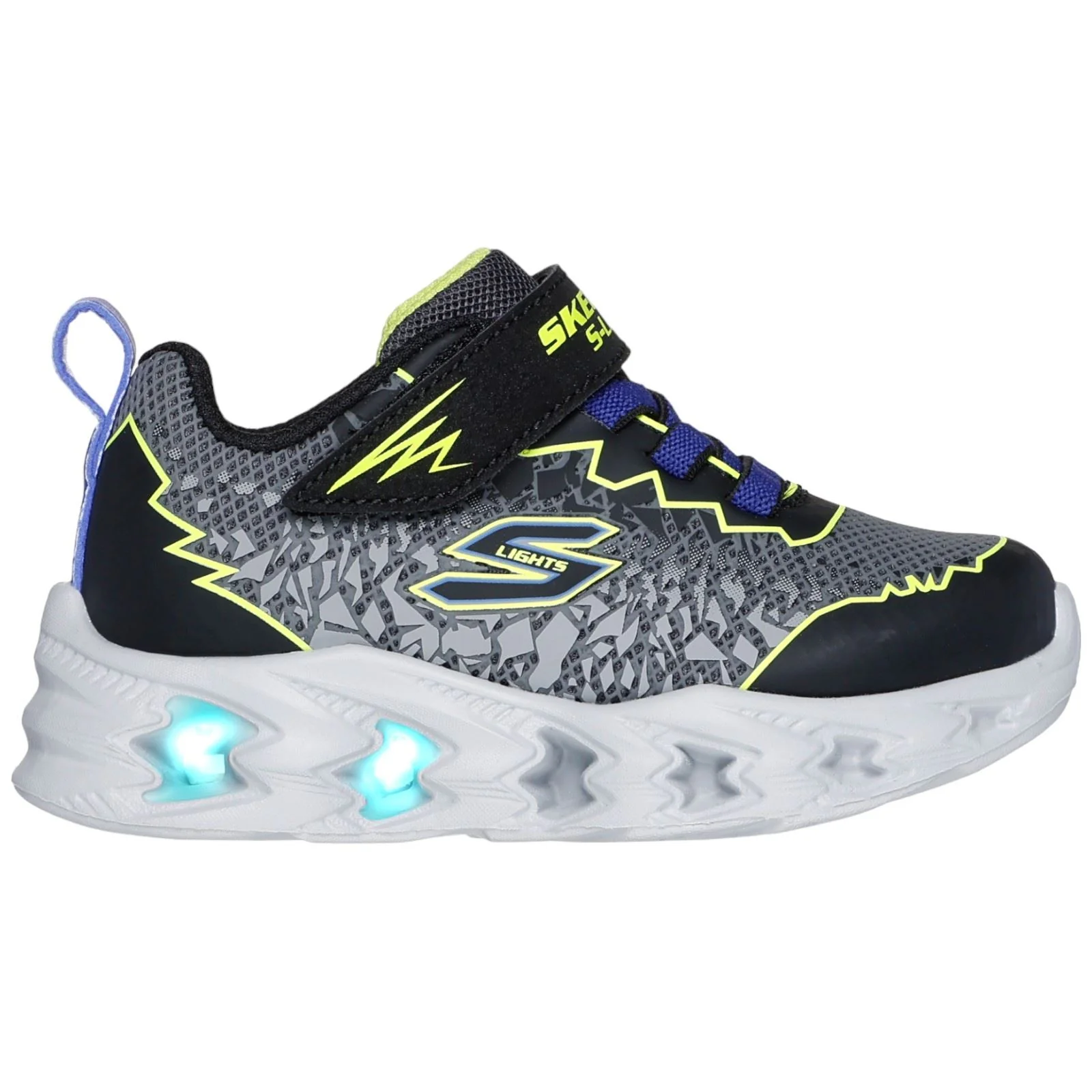 Skechers Boys Lights Vortx 2 Zorento Gry - Image 2