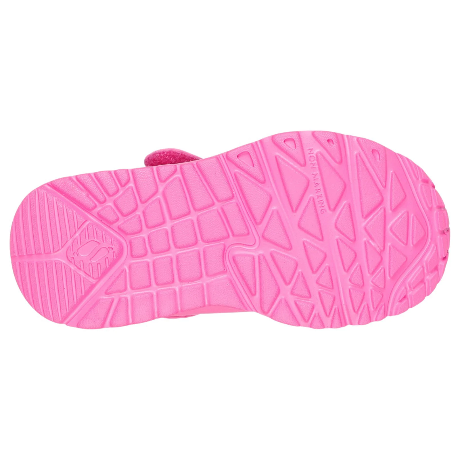 Skechers Uno Lite Love Levitate Girls Goldcrown Graffiti Hearts Gore And Strap Sneaker - Image 4