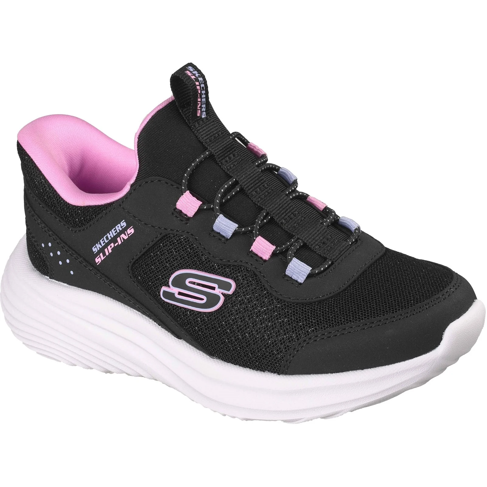 Skechers Girls Bounder Pro Trainer Black