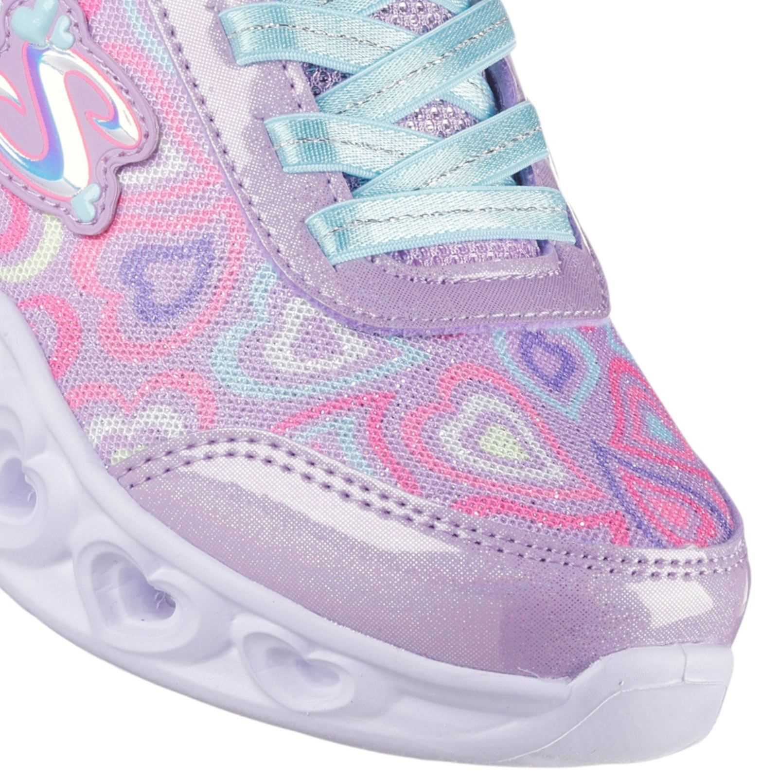 Skechers Heart Lights - Boogie Love Girls Shoes - Image 5
