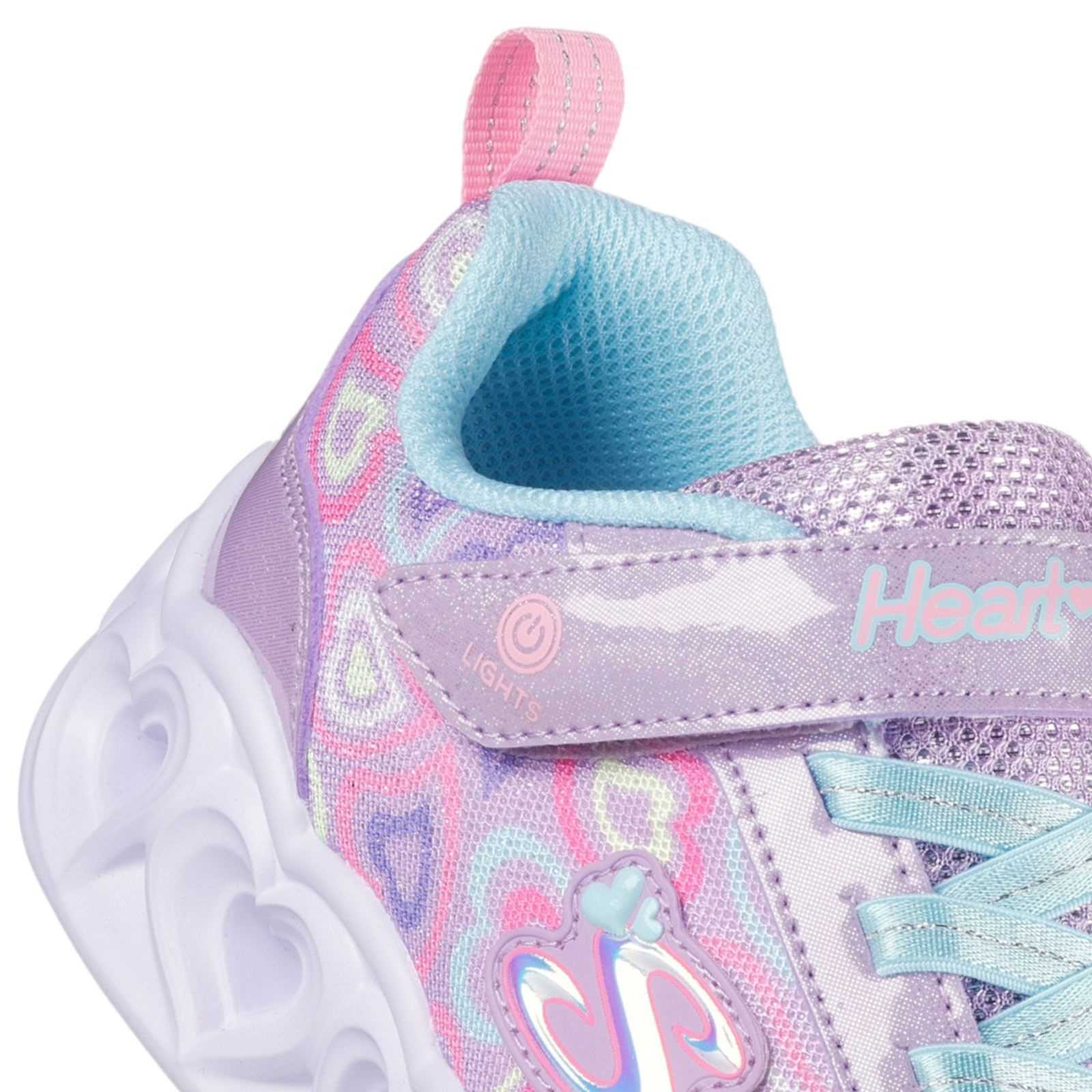 Skechers Heart Lights - Boogie Love Girls Shoes - Image 6