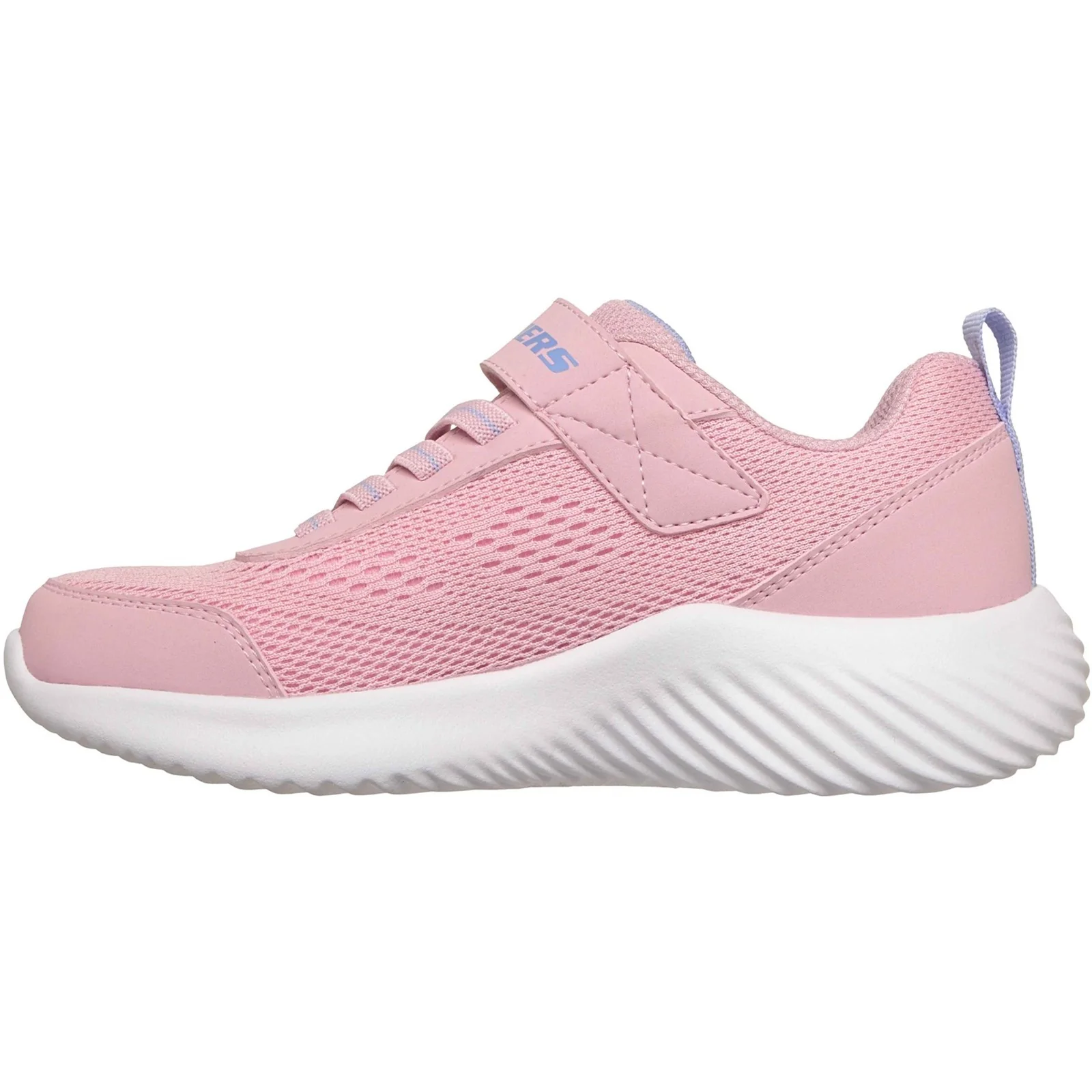 Skechers Junior Girls Bounder Free and Easy Trainer Light Pink - Image 3