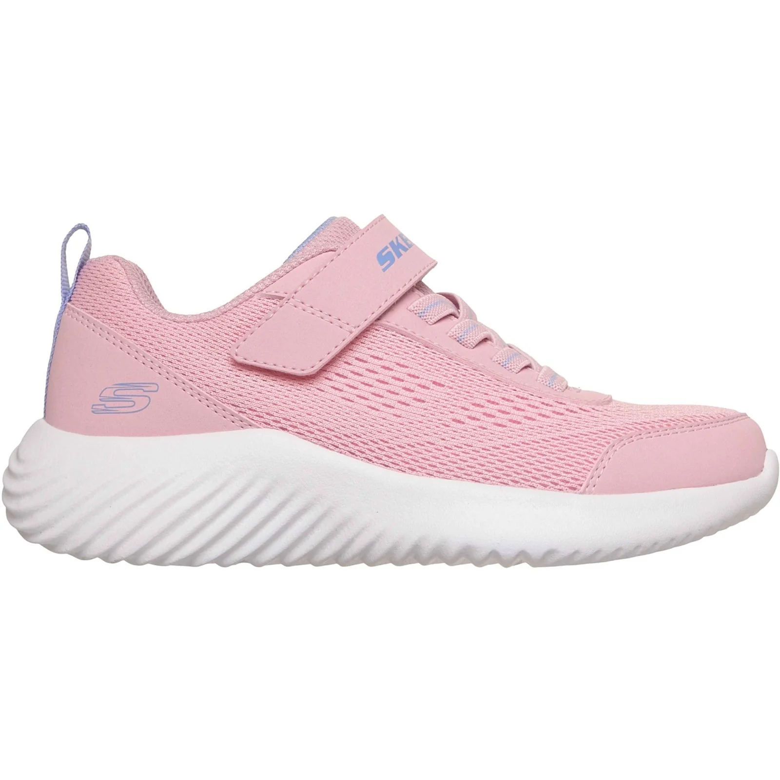 Skechers Junior Girls Bounder Free and Easy Trainer Light Pink - Image 4