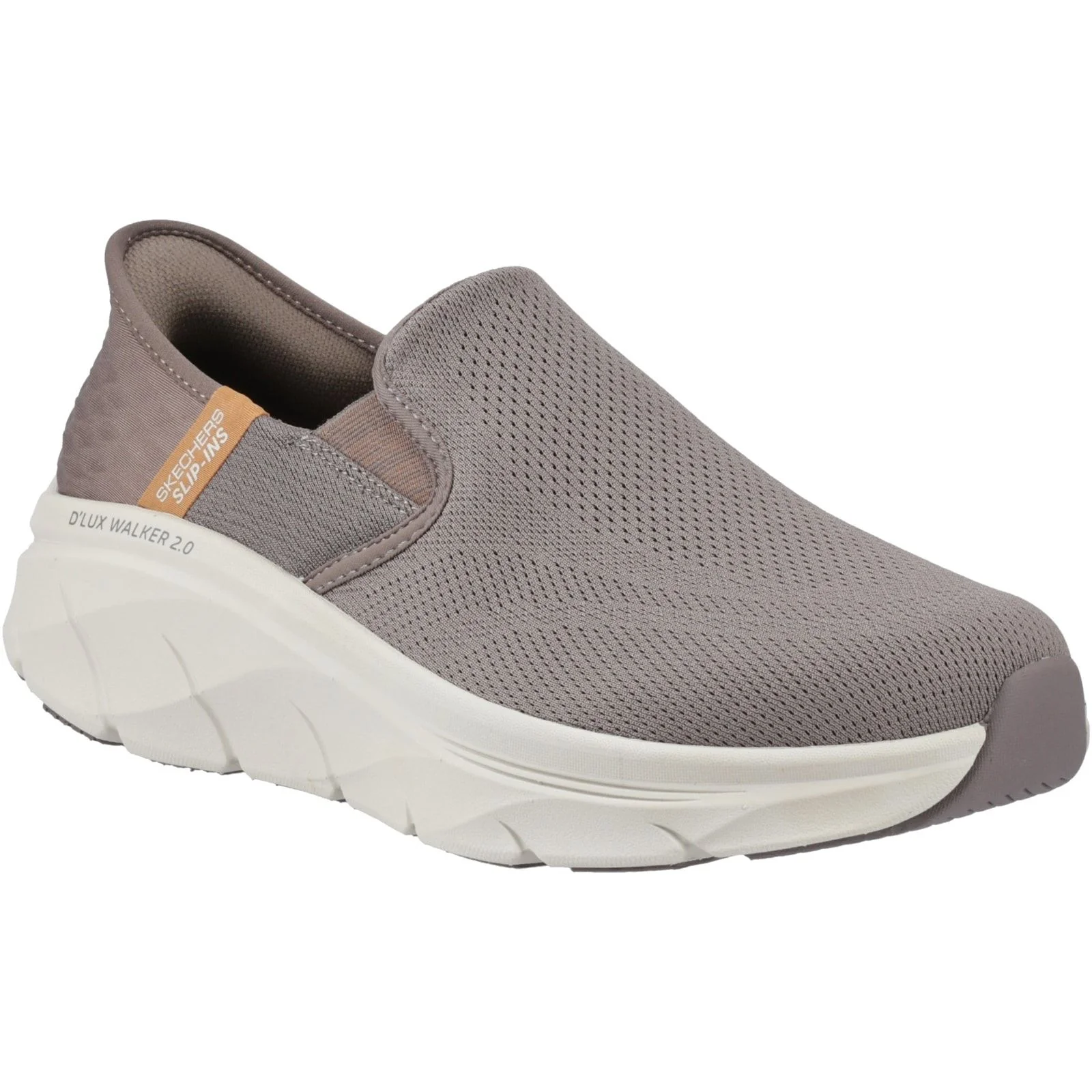 Skechers Mens D'Lux Walker 2.0 Shoes Brown - Image 6