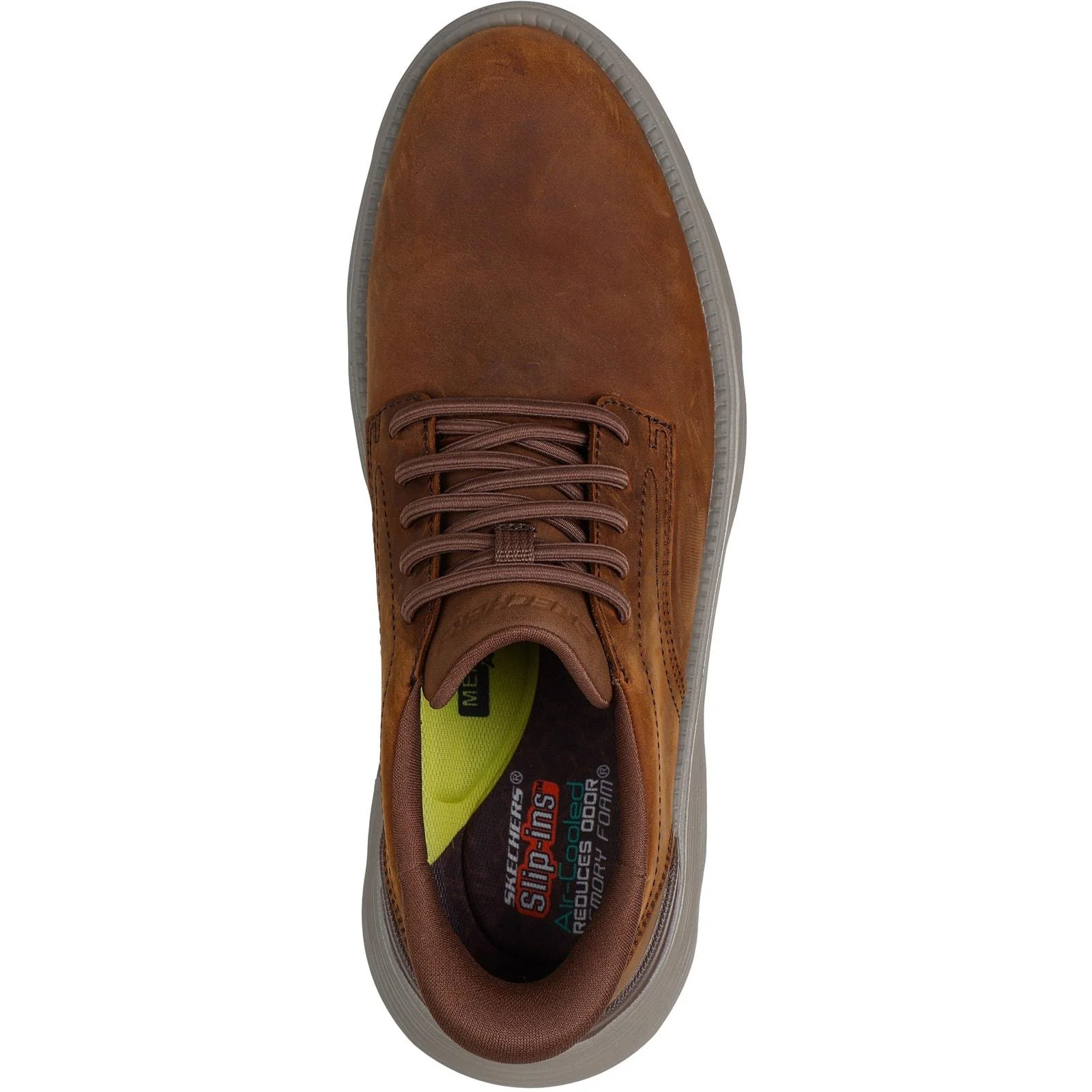Skechers Mens Garza Duran Shoe Dark Brown - Image 3