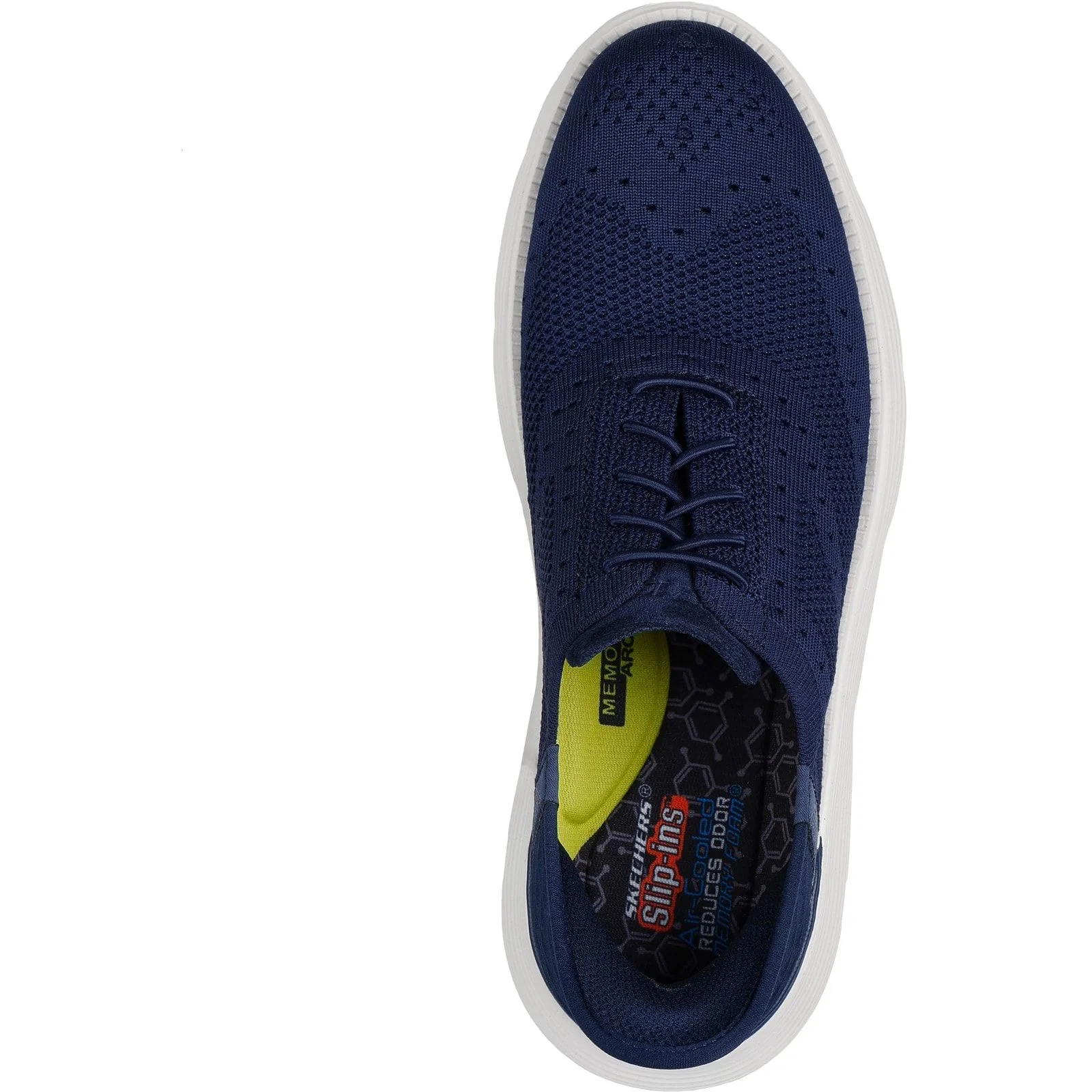 Skechers Mens Garza Palma Trainer Navy - Image 4
