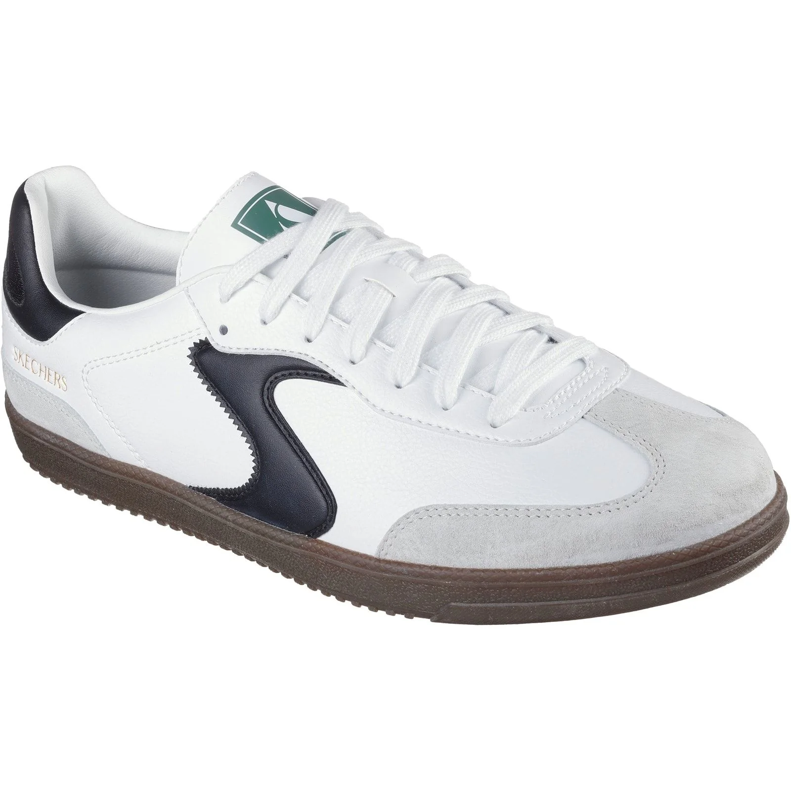 Skechers Mens Hotshot Pyke Trainer White/Black - Image 5