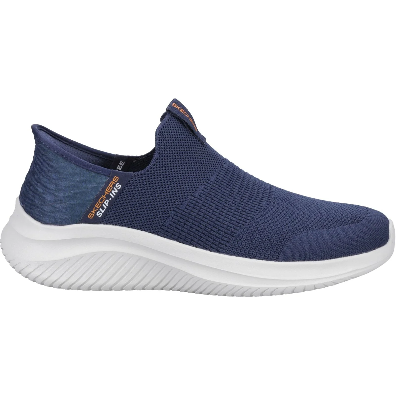 Skechers Mens Ultra Flex 3.0 Smooth Step Wide Trainers Navy