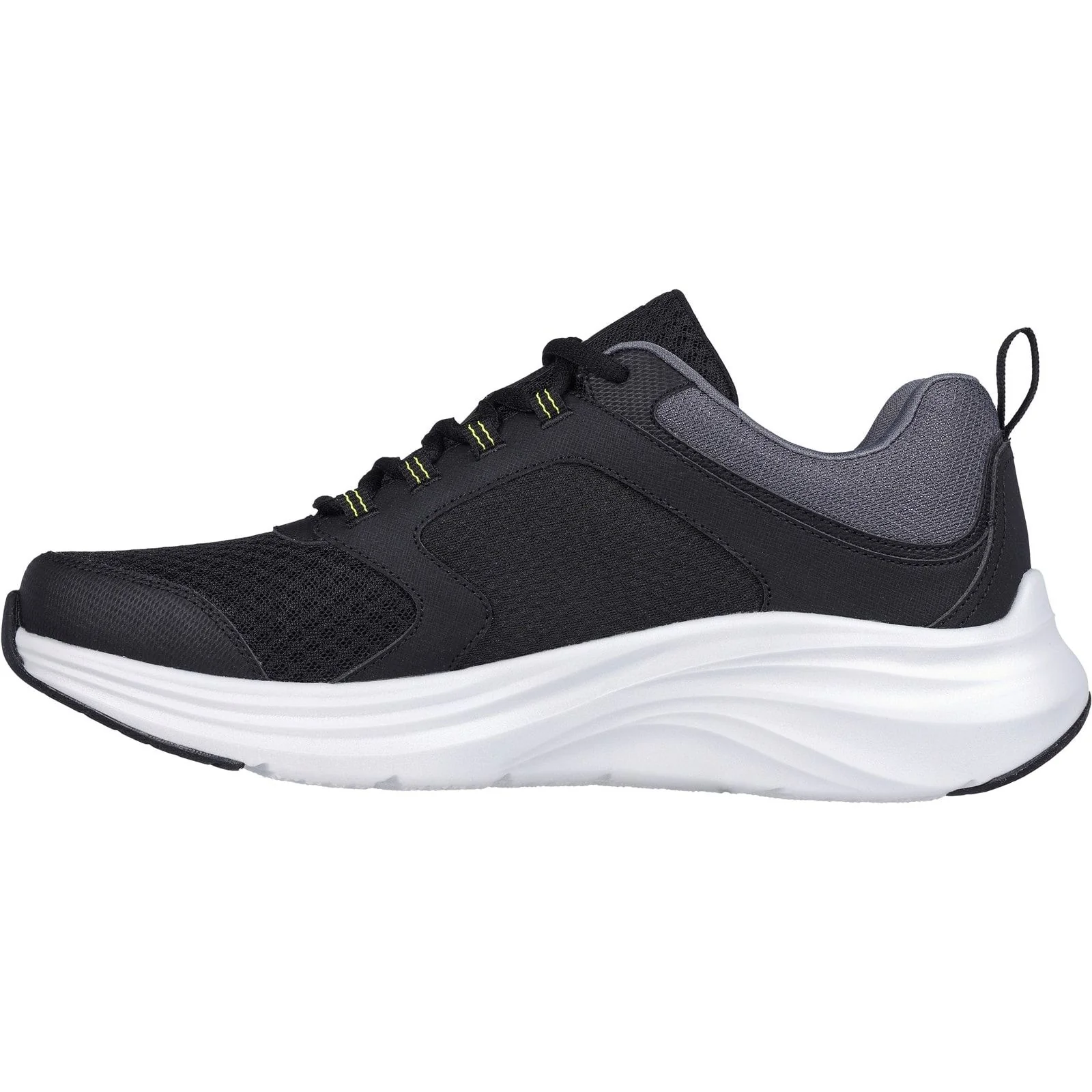 Skechers Mens Vapor Foam Trainer Black/Lime - Image 2