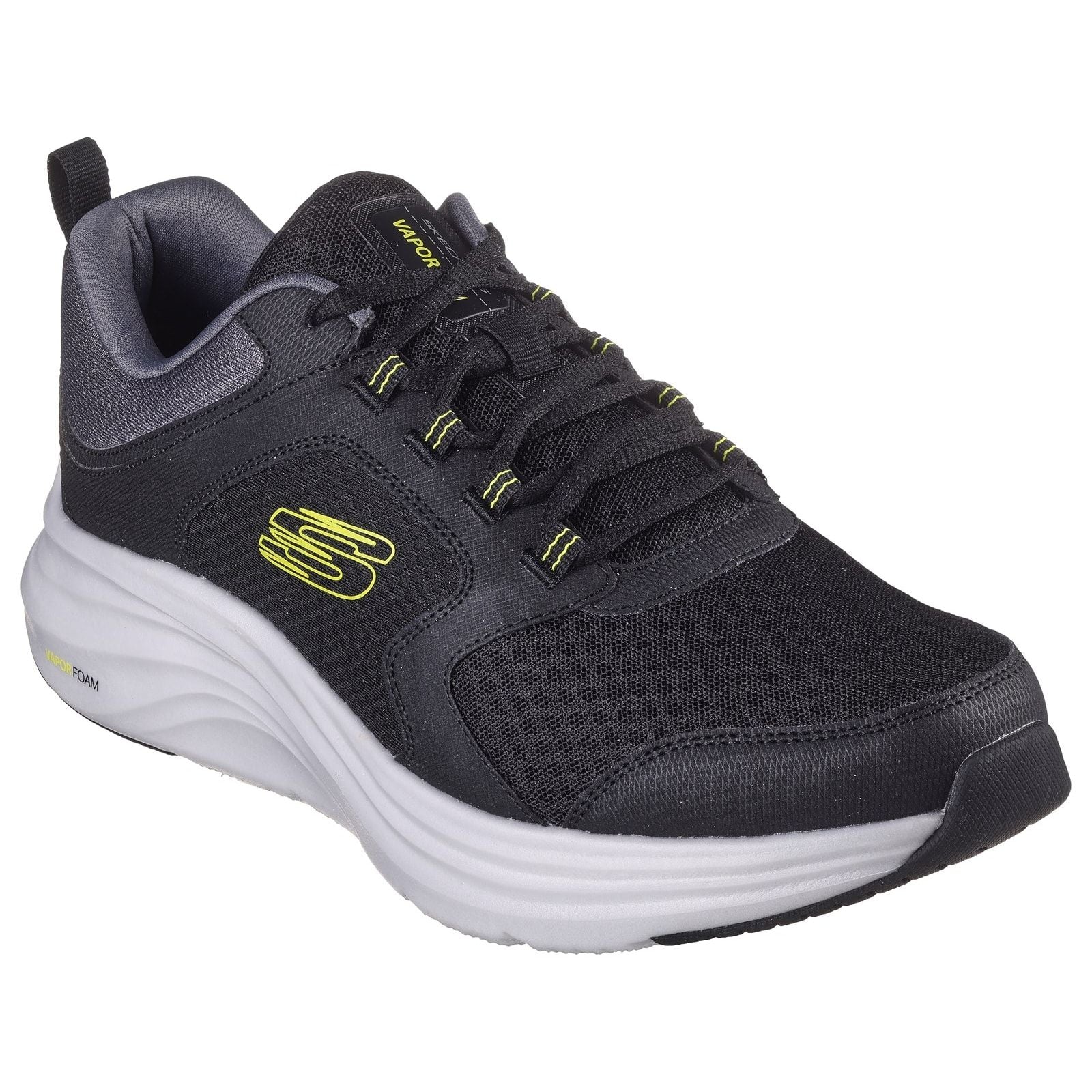 Skechers Mens Vapor Foam Trainer Black/Lime - Image 5