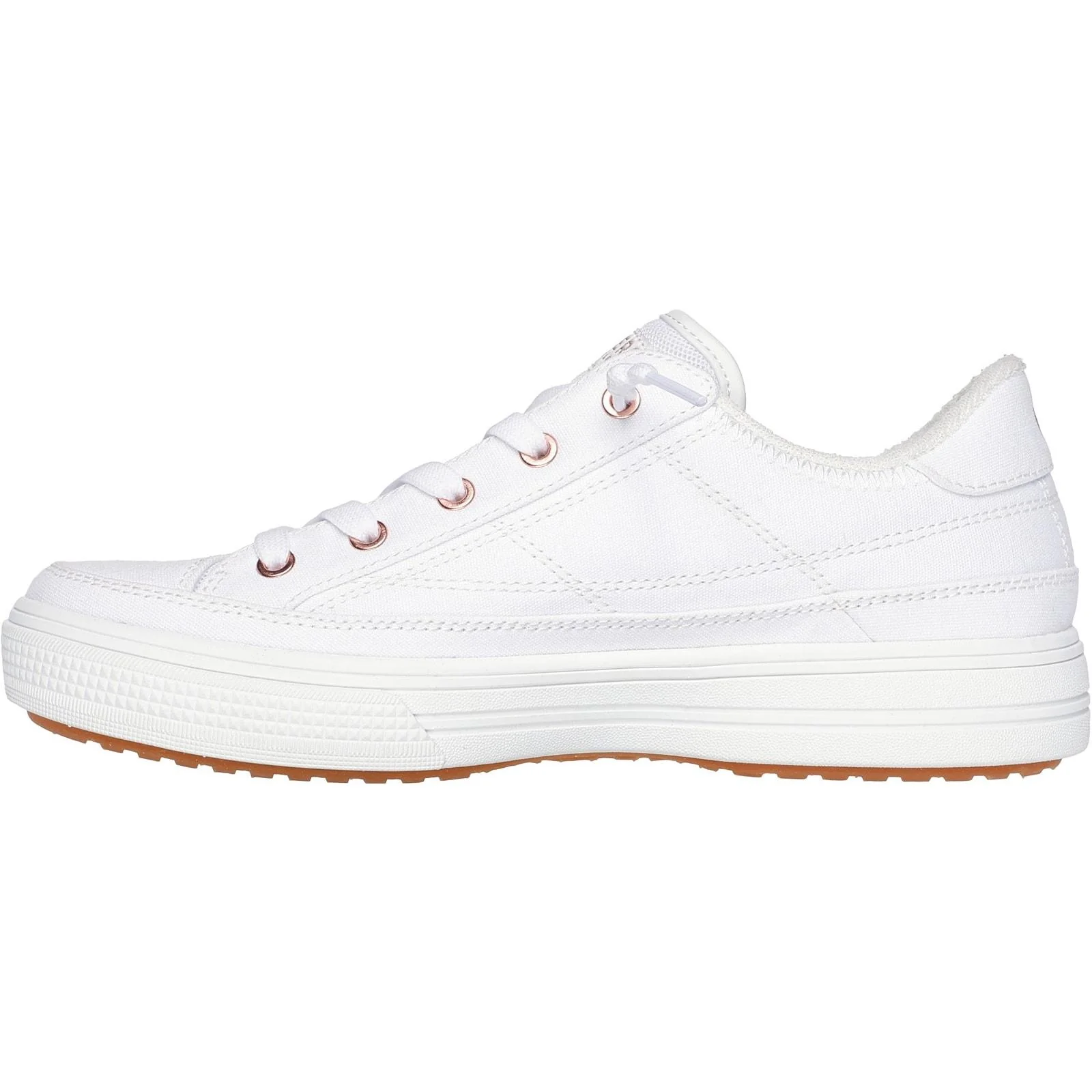 Skechers Womens Arch Fit Arcade - Meet Ya There Trainers White - Image 2