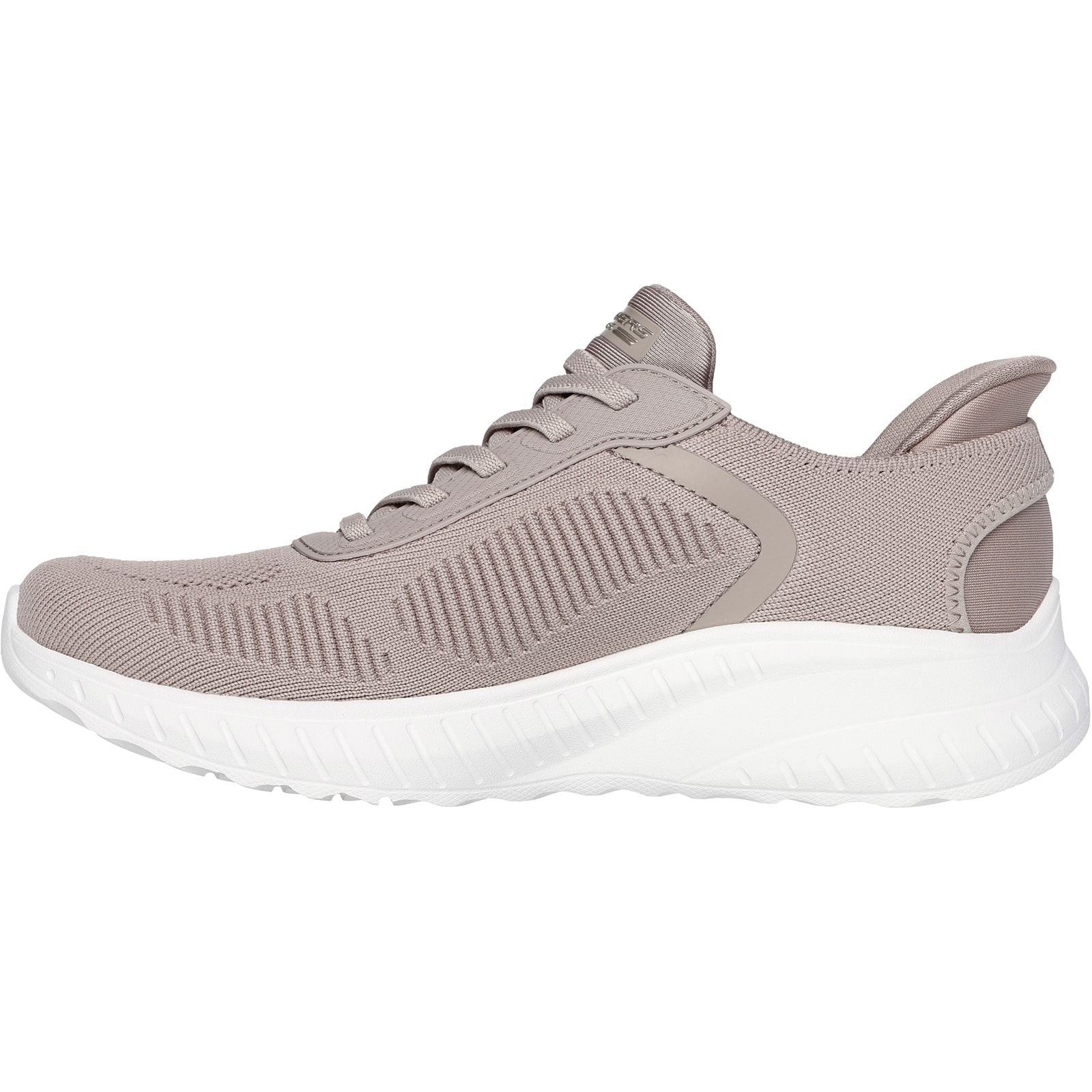 Skechers Womens BOBS Sport Squad Chaos Shoe Taupe - Image 2