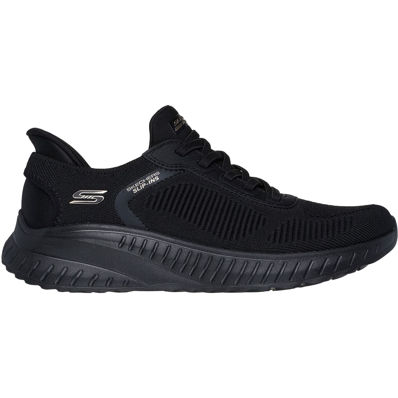 Skechers Womens BOBS Sport Squad Chaos Trainers Black