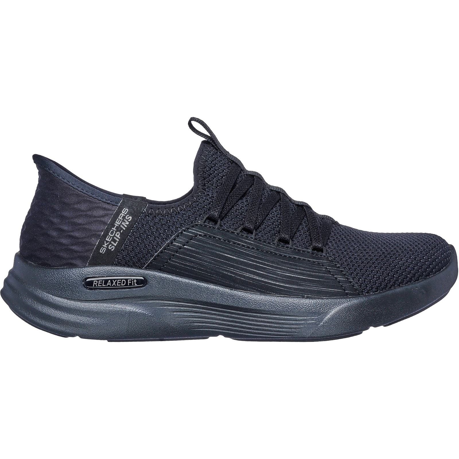 Skechers Womens Relaxed Fit Sport - Ballet Chic Shoe Black