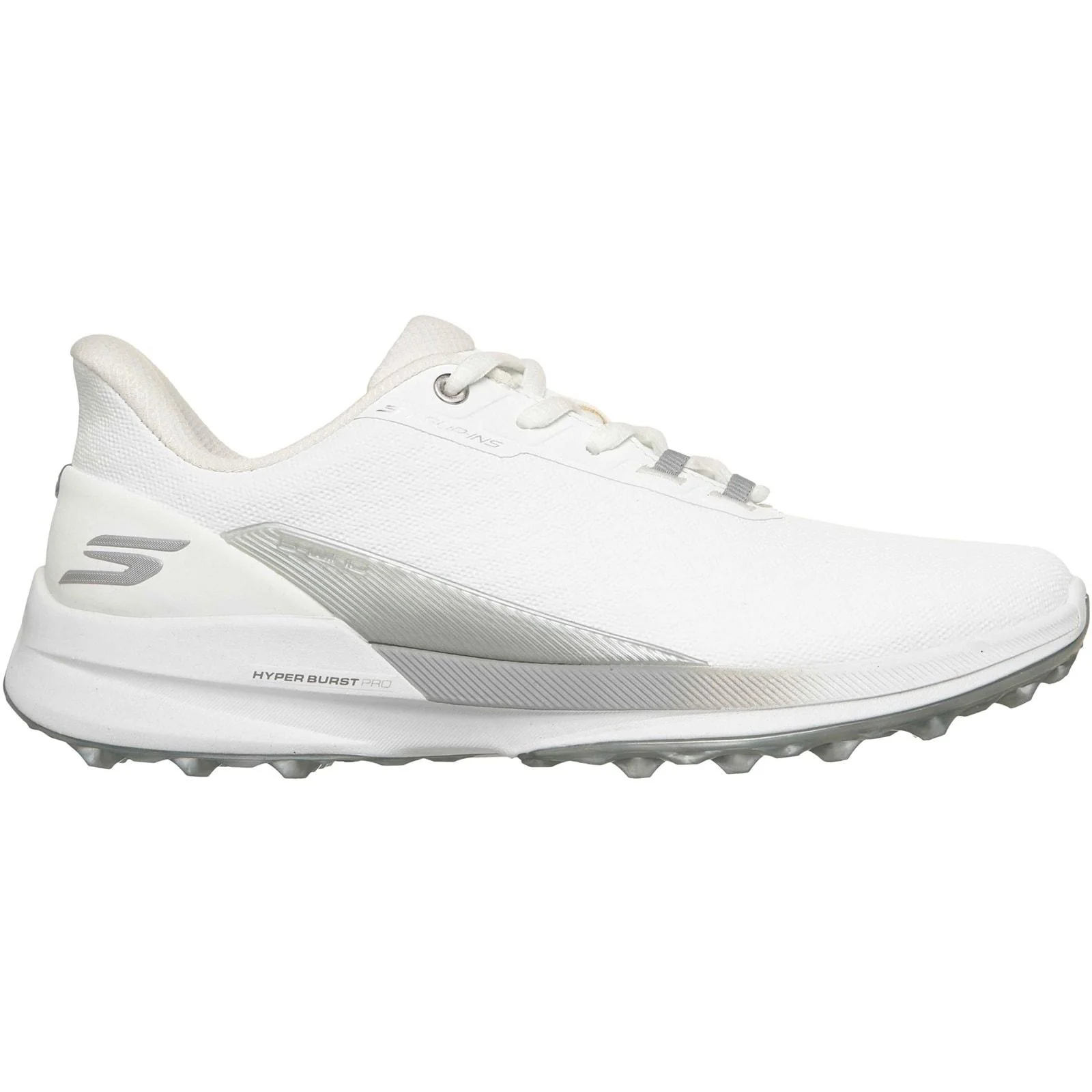 Skechers Womens Skechers Pure Slip Ins Golf Shoes White/Silver