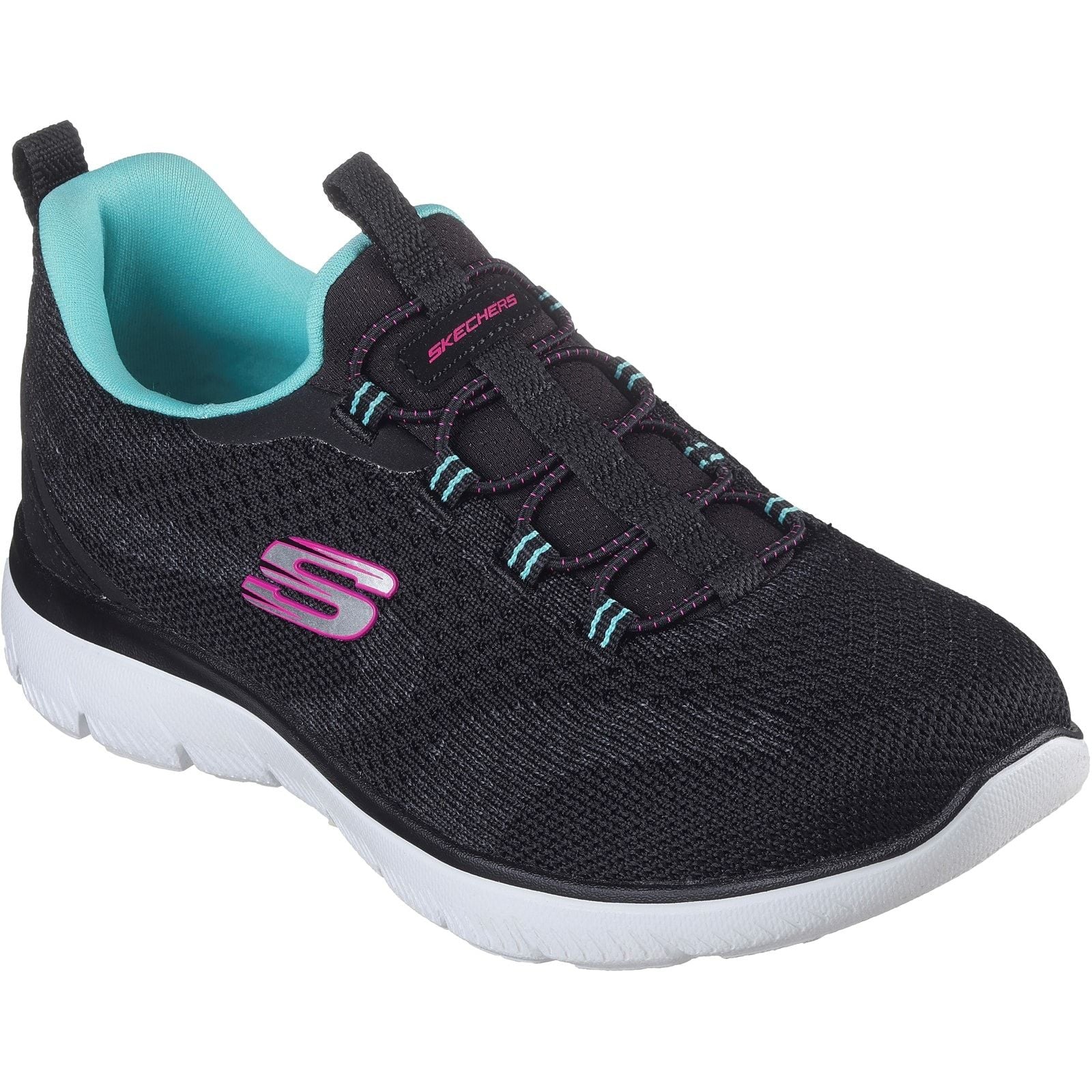 Skechers Womens Summits New Nature Shoes Black/Multi - Image 5