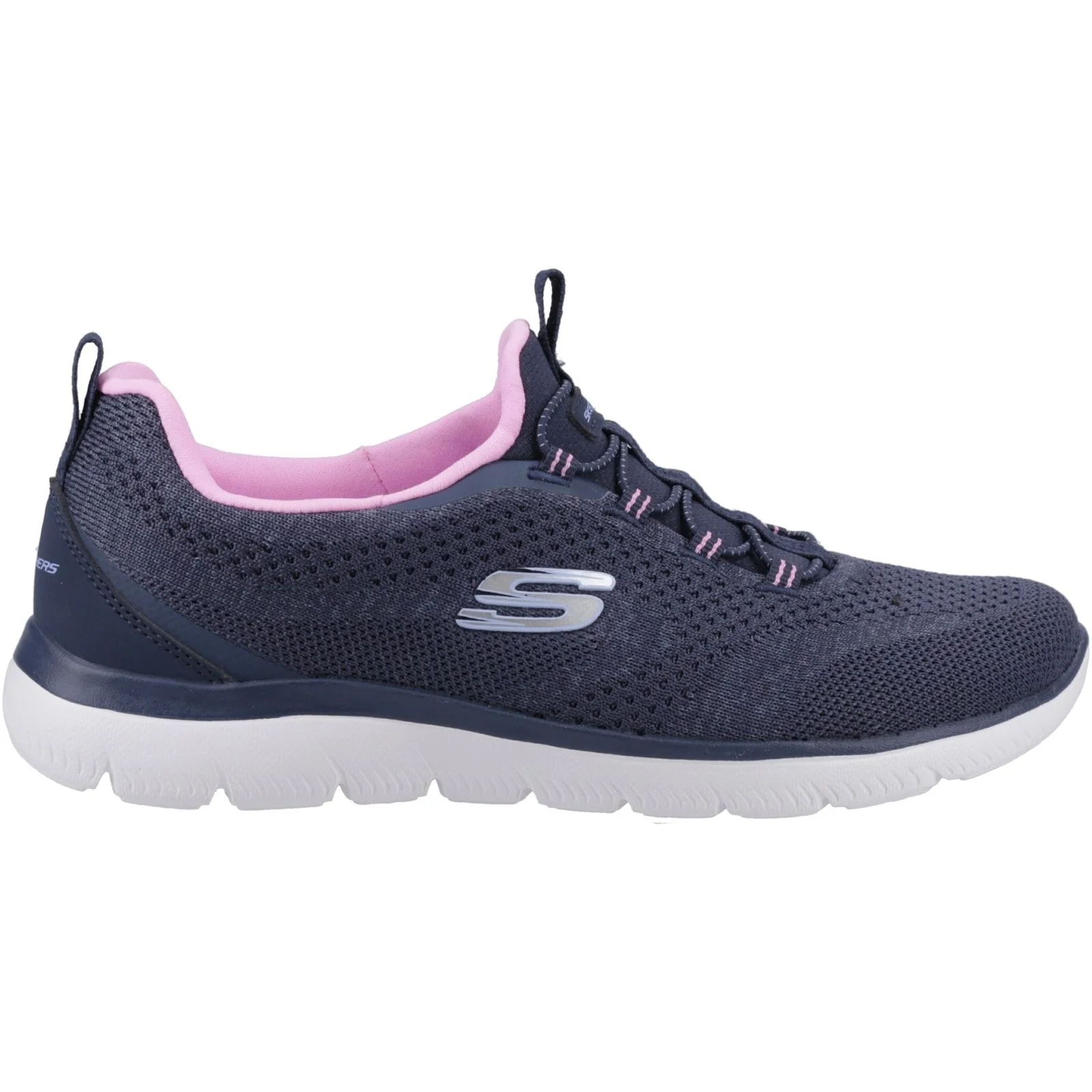 Skechers Womens Summits New Nature Shoes Navy/Pink