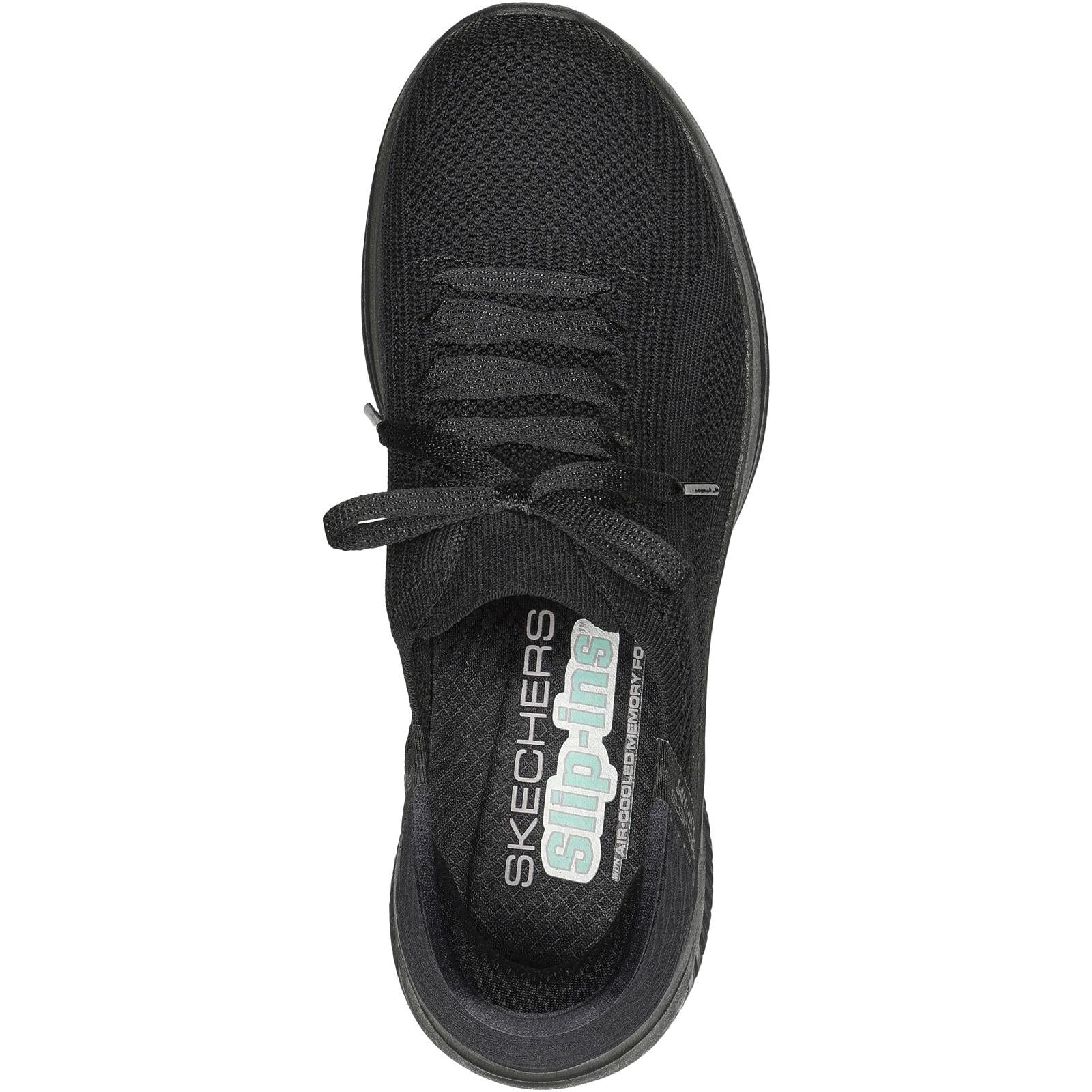 Skechers Womens Ultra Flex 3.0 Brilliant Path Shoes Black - Image 3