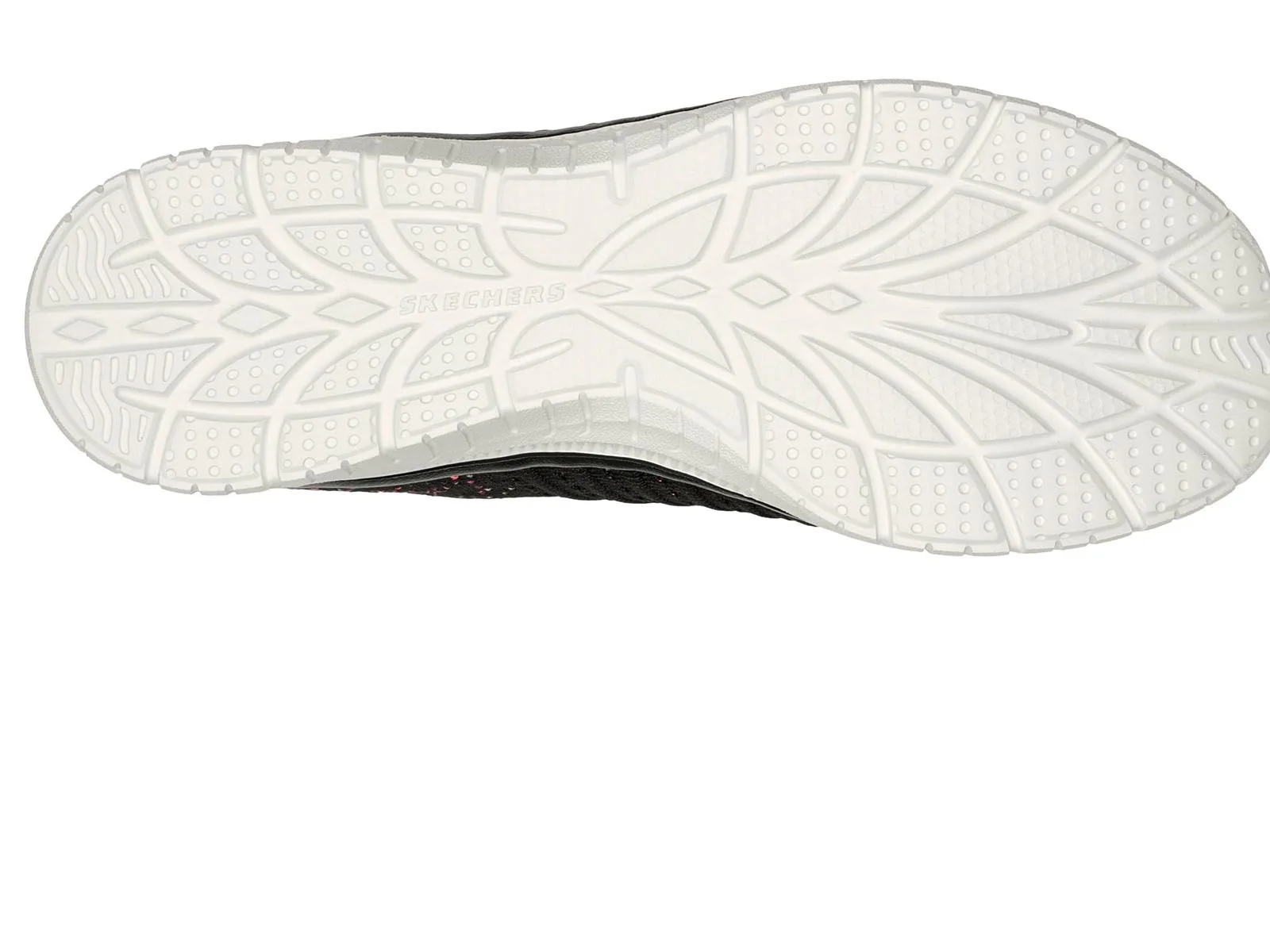 Skechers Womens Virtue Shoes Black/Pink - Image 3