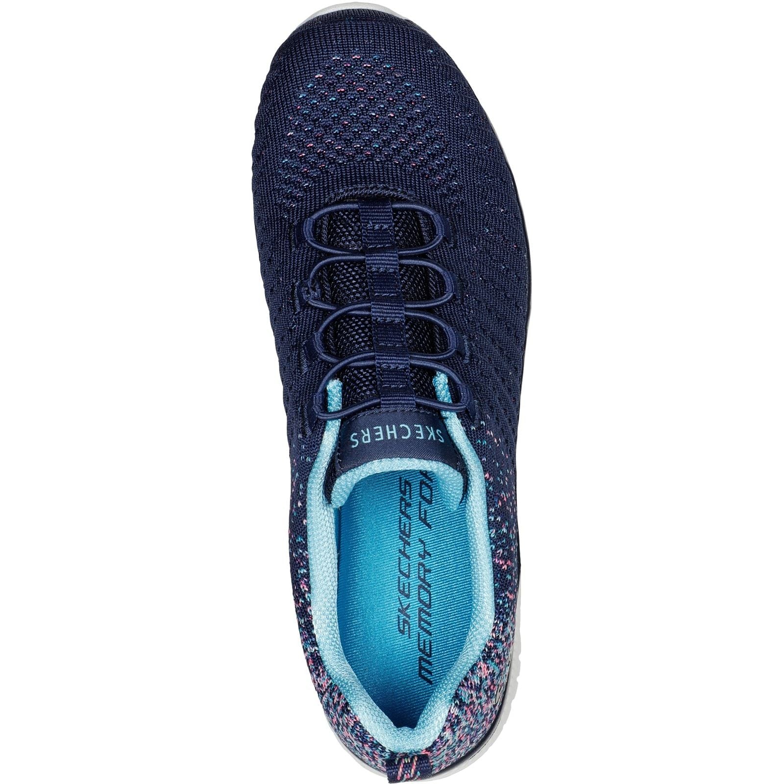 Skechers Womens Virtue Shoes Navy/Blue - Image 4