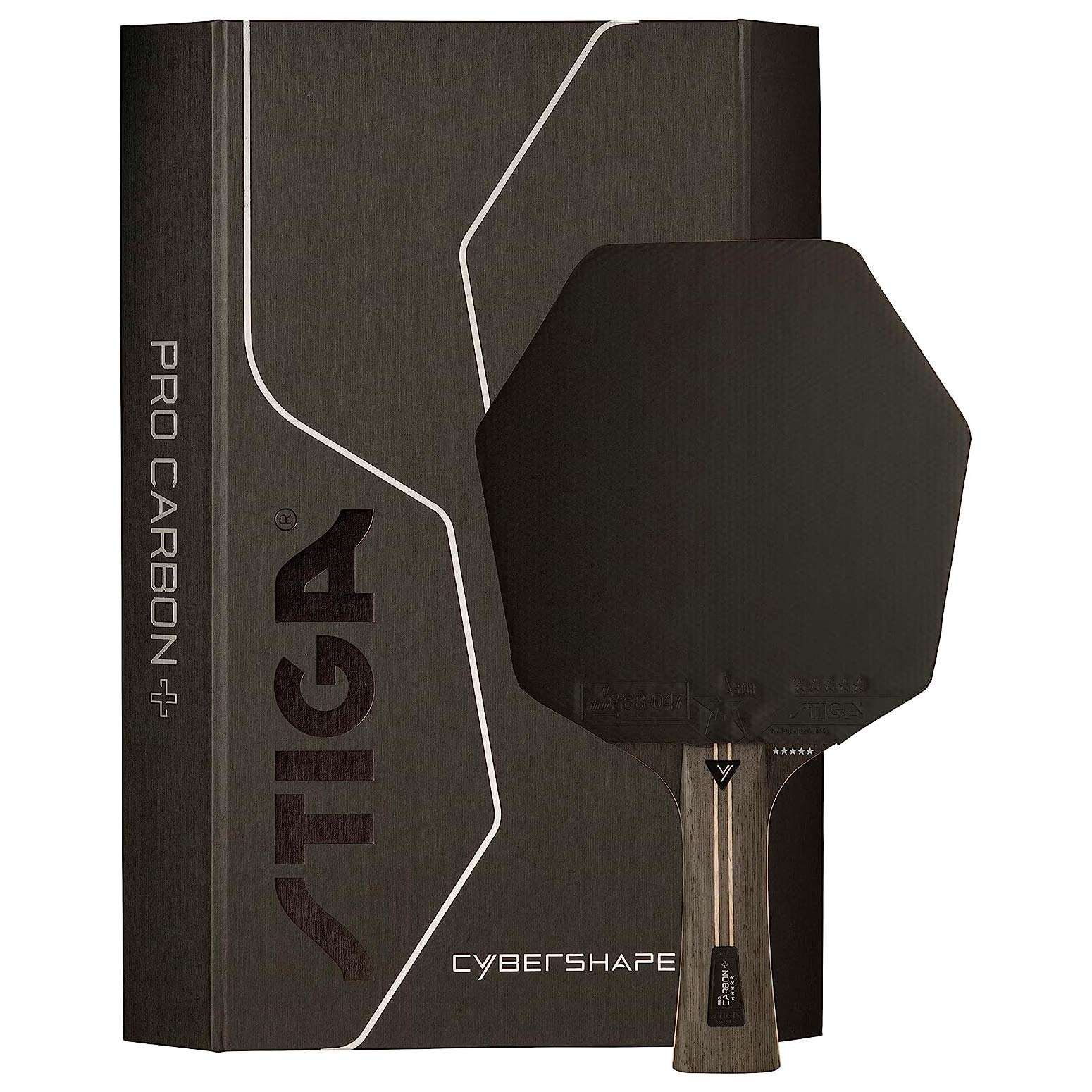 Stiga Cybershape Pro Carbon 5 Star Table Tennis Bat - Image 3