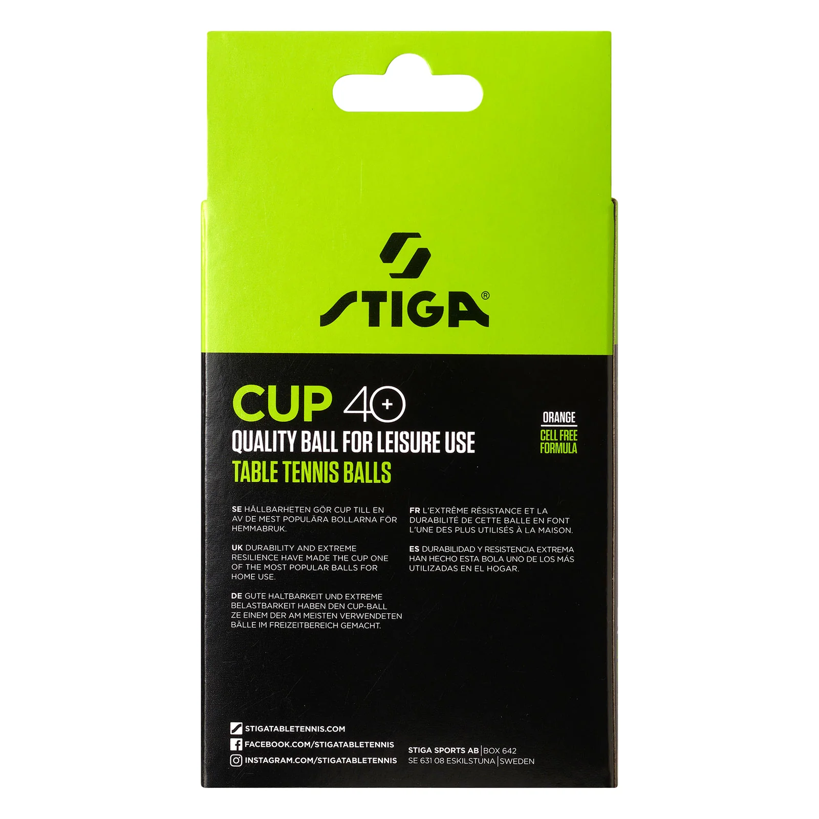 Stiga Table Tennis Ball Cup 40+ 12-pack - Image 4