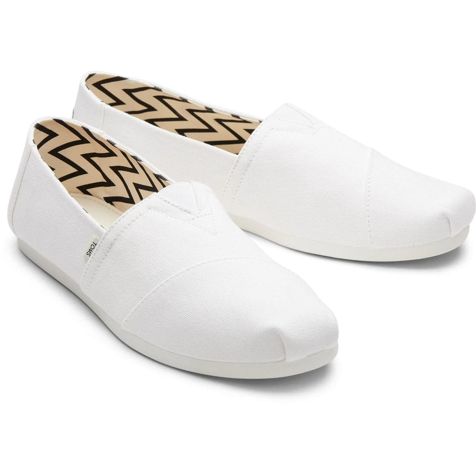 TOMS Mens Alpargata Shoes White - Image 5