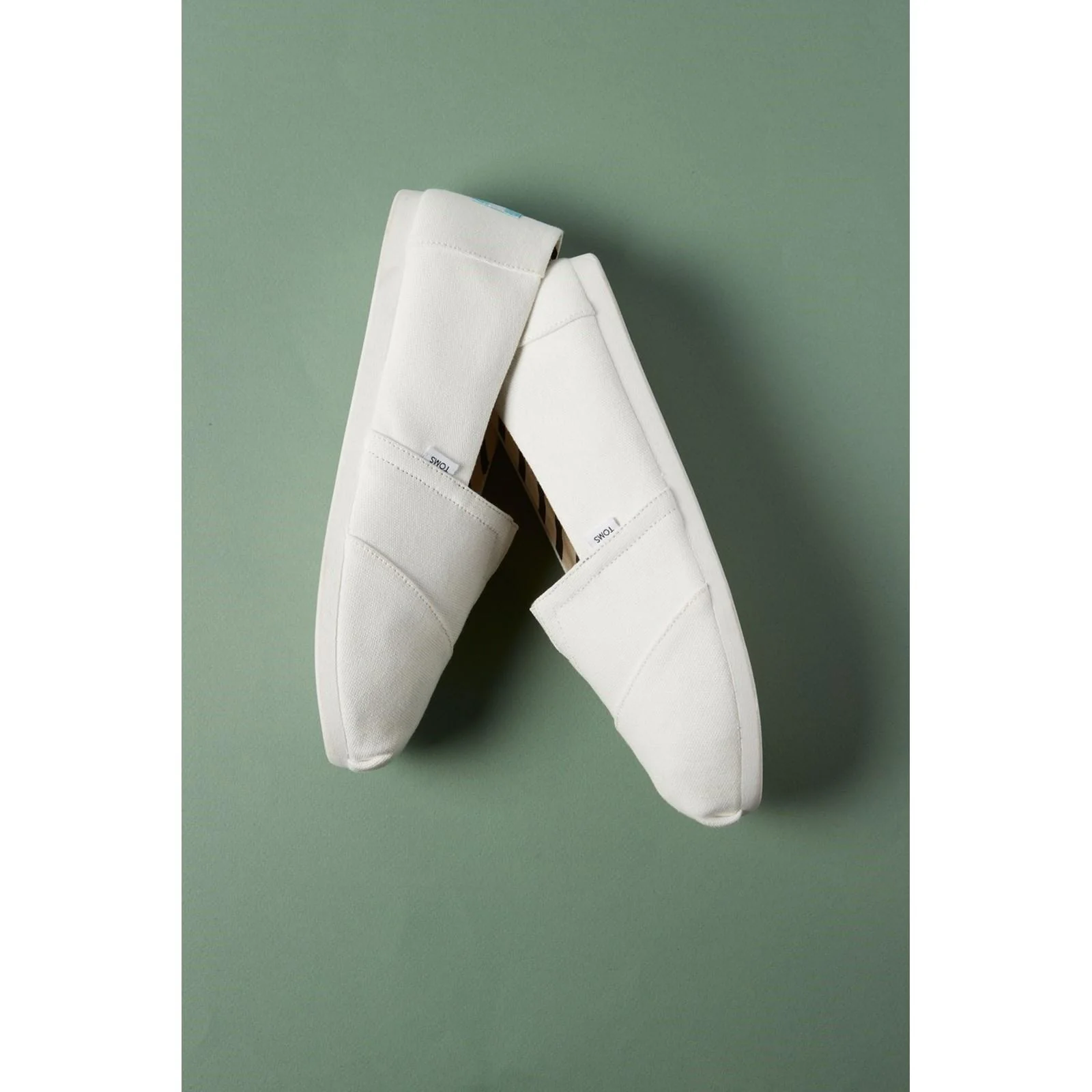 TOMS Mens Alpargata Shoes White - Image 6