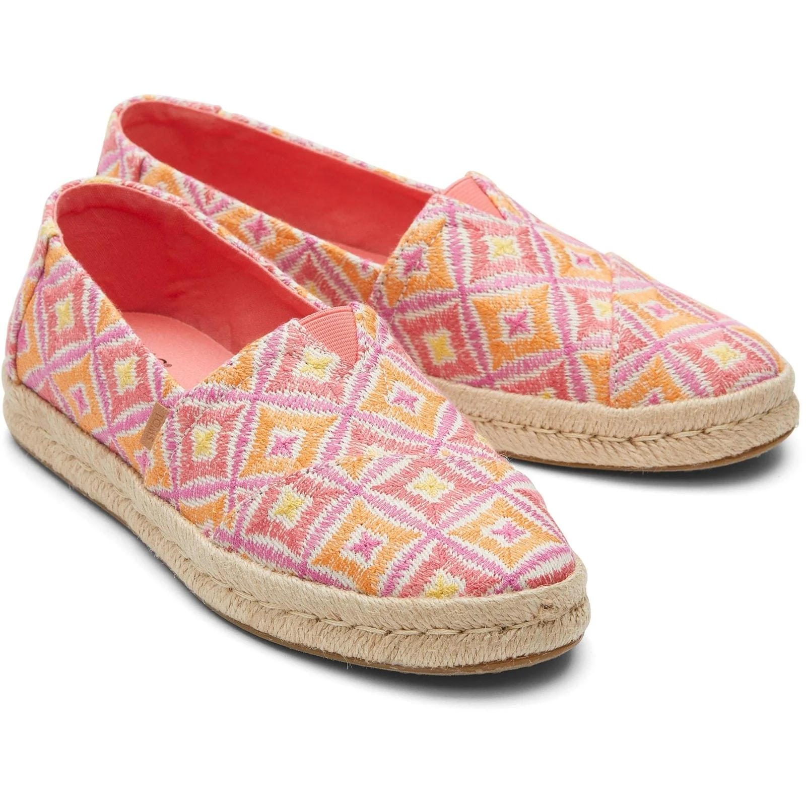 TOMS Womens Alpargata Rope 2.0 Shoe Shell Pink - Image 5