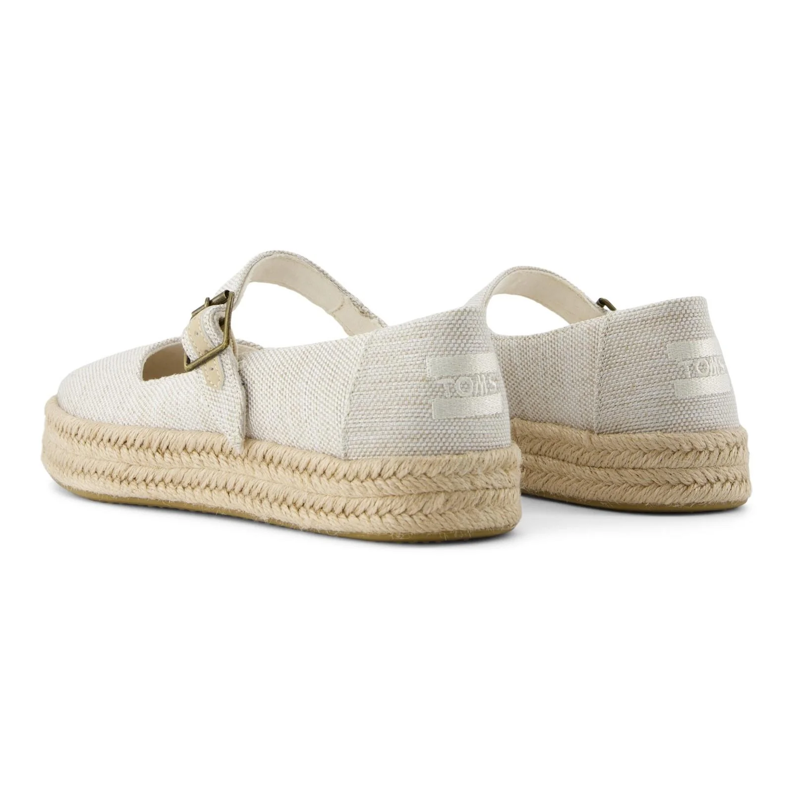 TOMS Womens Carolina Mary Jane Shoe Natural - Image 4
