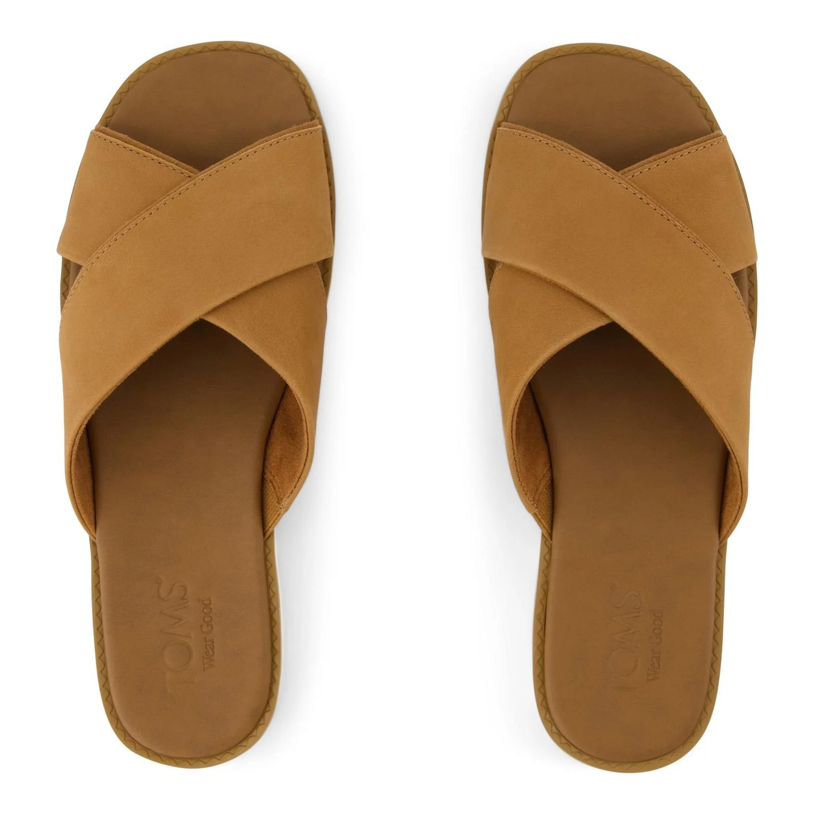 TOMS Womens Mae Crossover Sandal Brown - Image 4