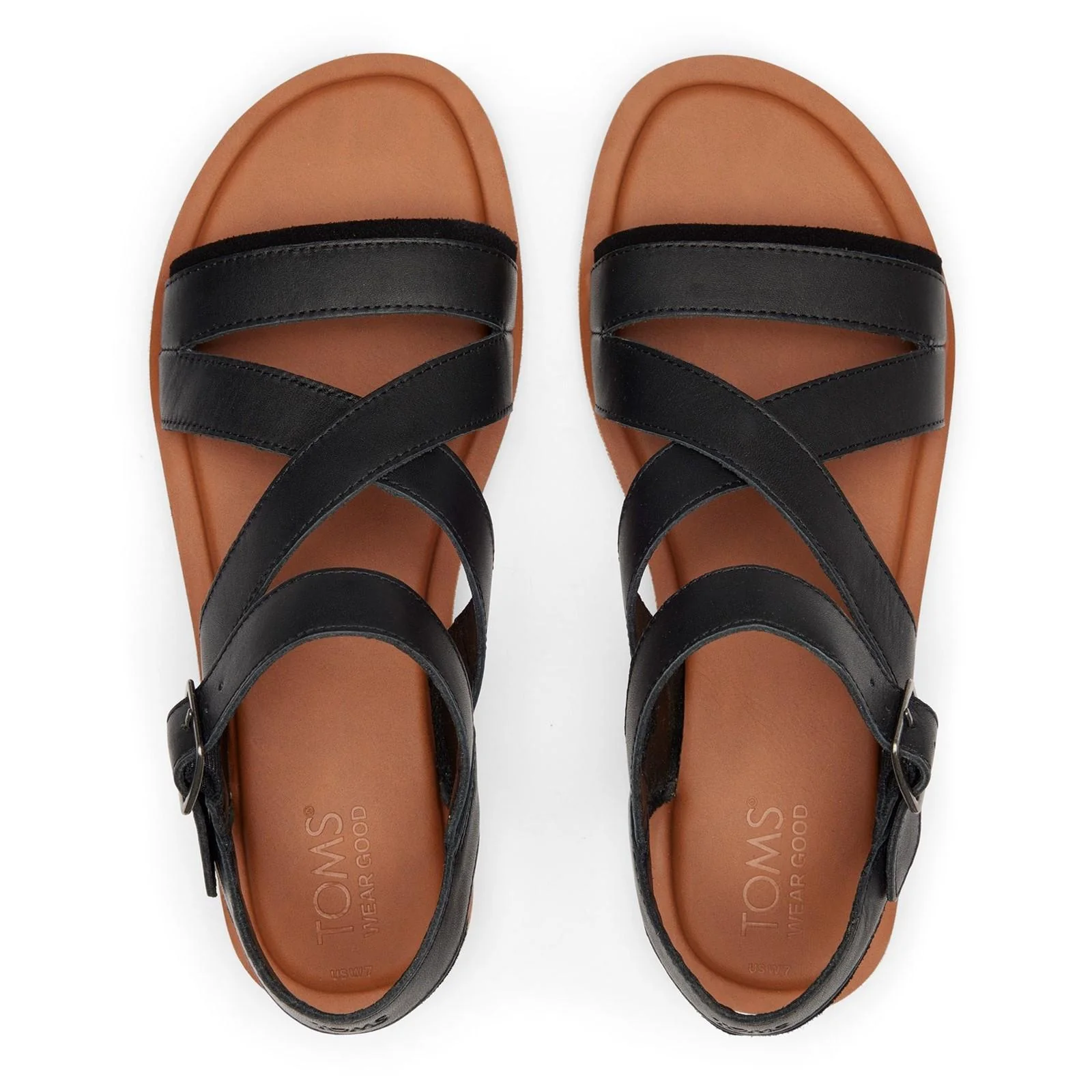 TOMS Womens Sloane Sandal Black - Image 3