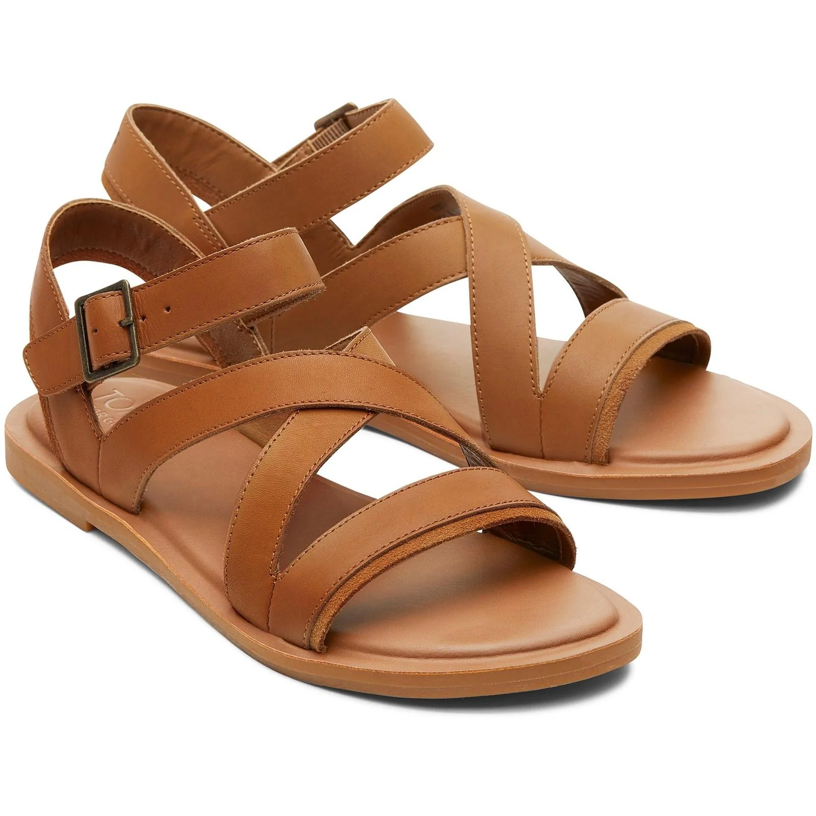 TOMS Womens Sloane Sandal Tan - Image 5
