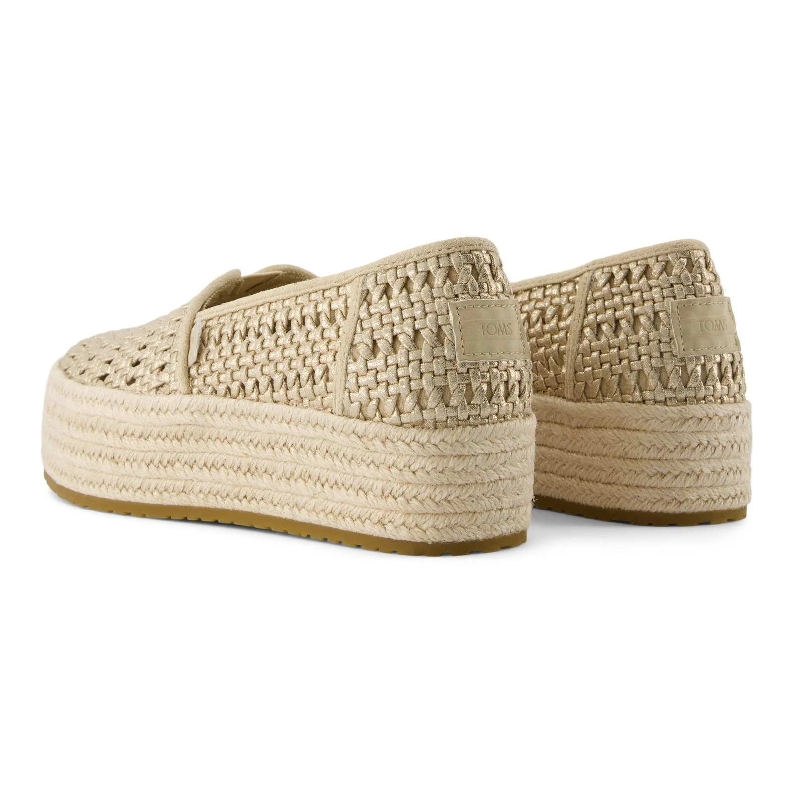 TOMS Womens Valencia Espadrille Champagne - Image 4