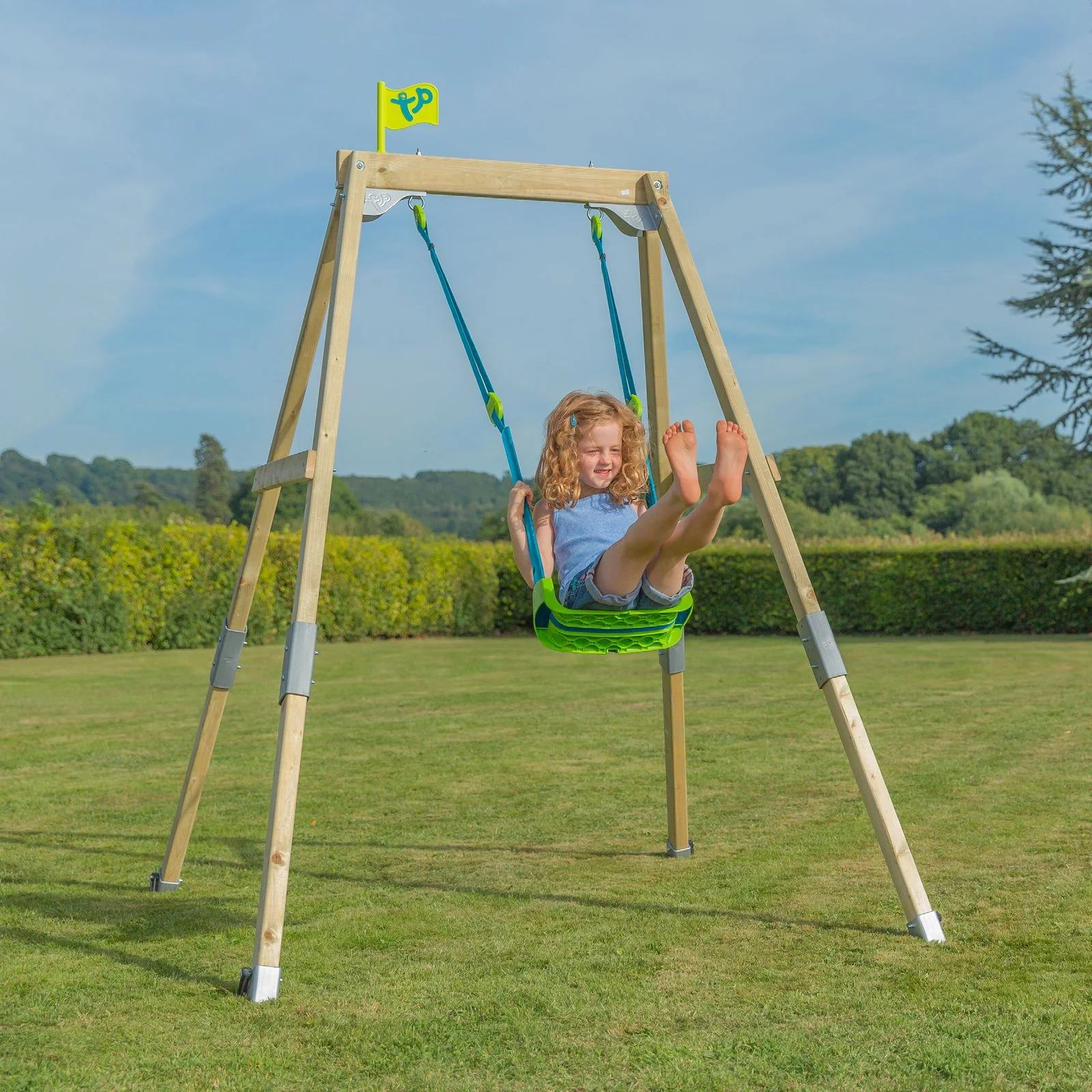 TP Toys Forest Acorn Growable Swing Set with Quadpod - Image 5